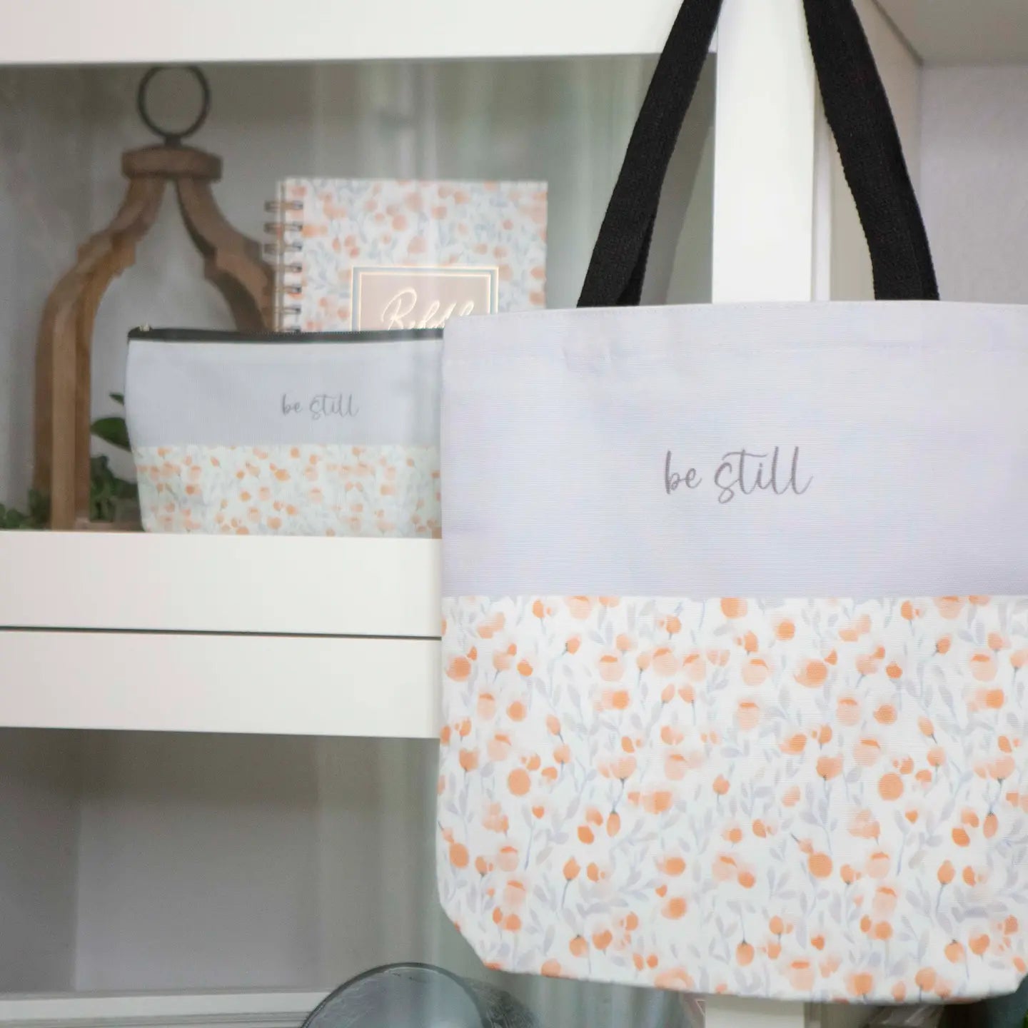 Be Still Floral Tote Bag