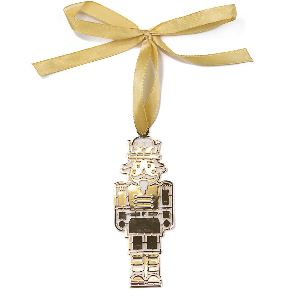 4" Gold Nutcracker Ornament