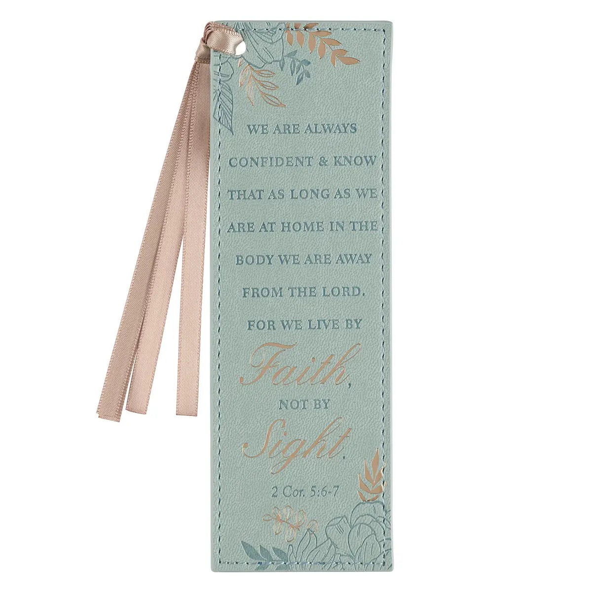 Walk By Faith Leather Bookmark