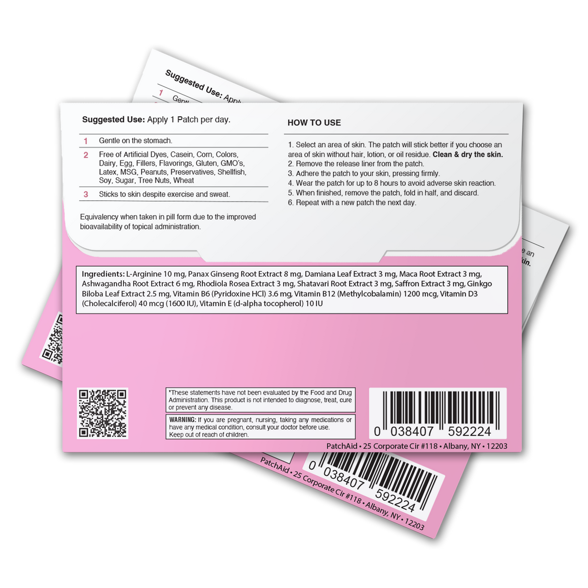 PatchAid Awaken Her Female Libido Patch - Desire & Energy Support