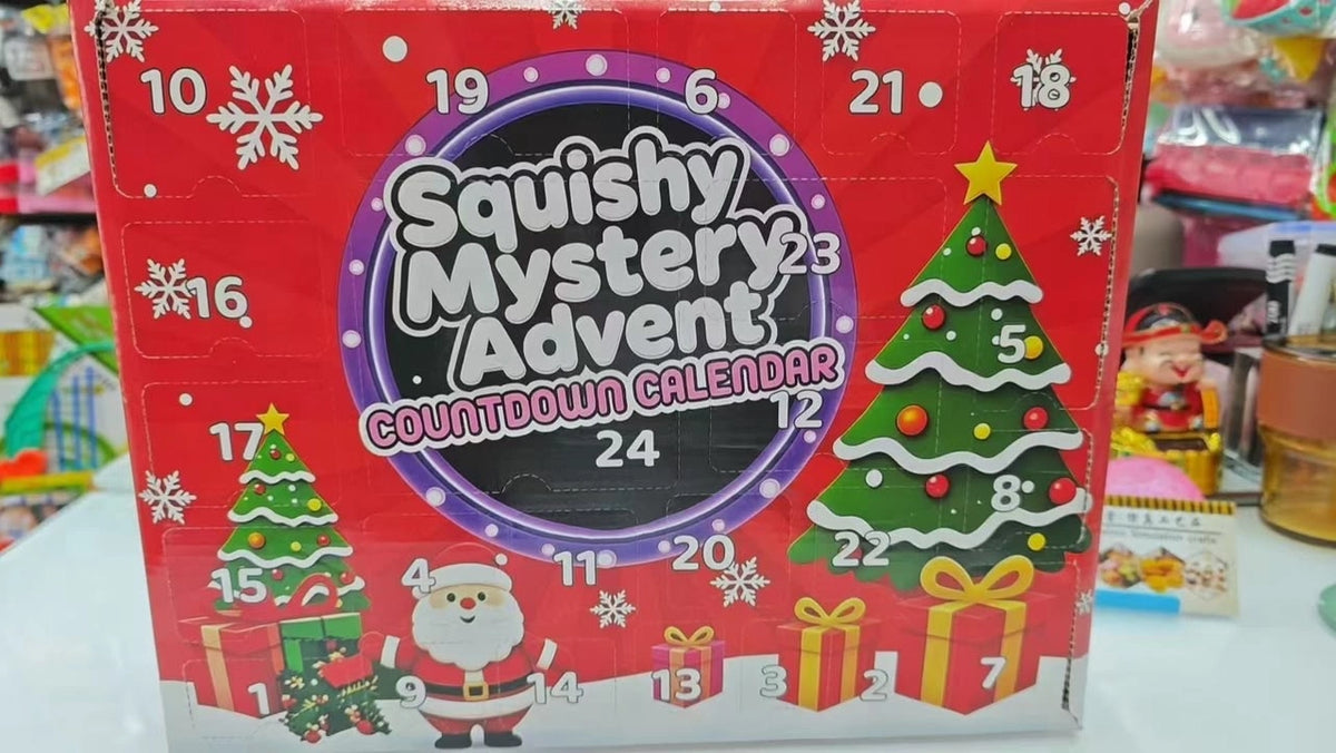 PRE-SALE Squishy Mystery Calendar Countdown Days