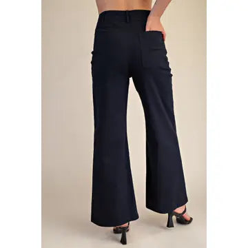 High Waist Straight Pants
