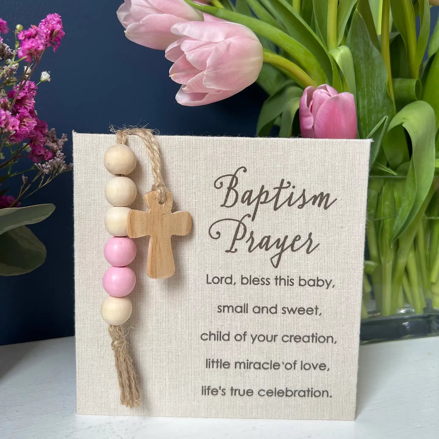 Baptism Prayer Plaque
