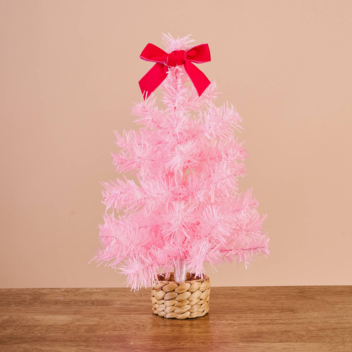 Pink Mini Artificial Christmas Tree