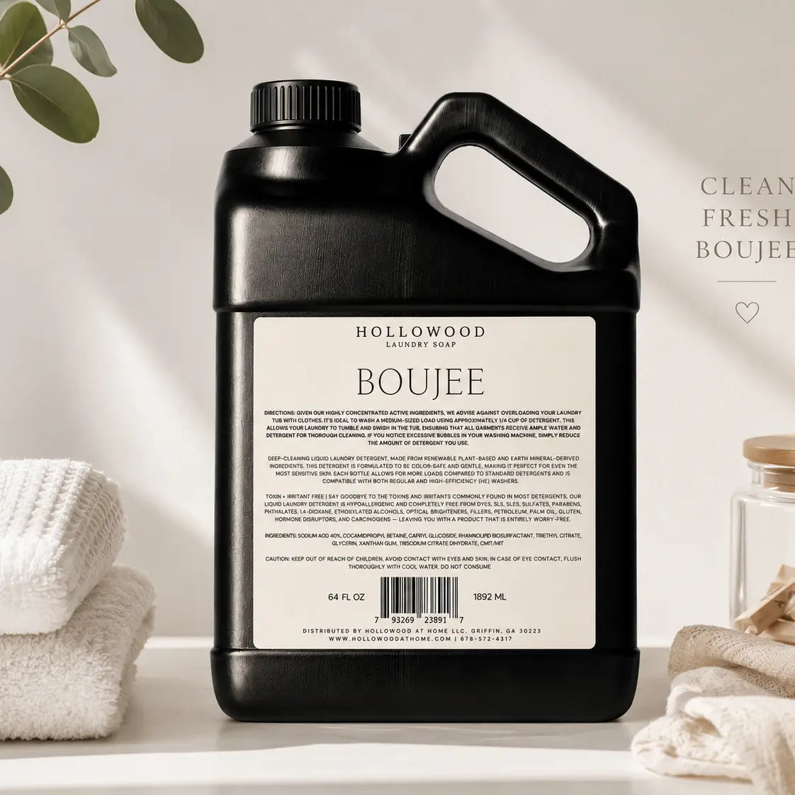 Boujee | 64 oz Luxury Liquid Laundry Soap