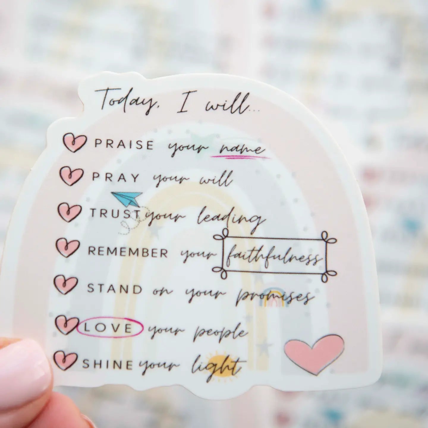 Today I Will Sticker