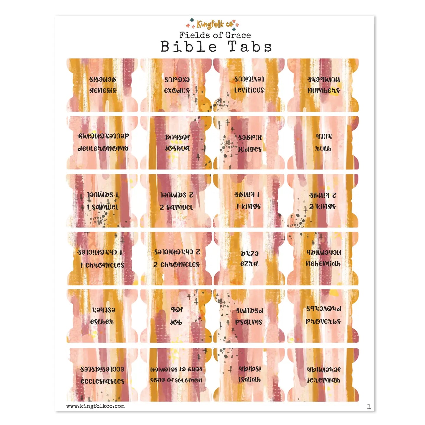 Large Bible Tabs