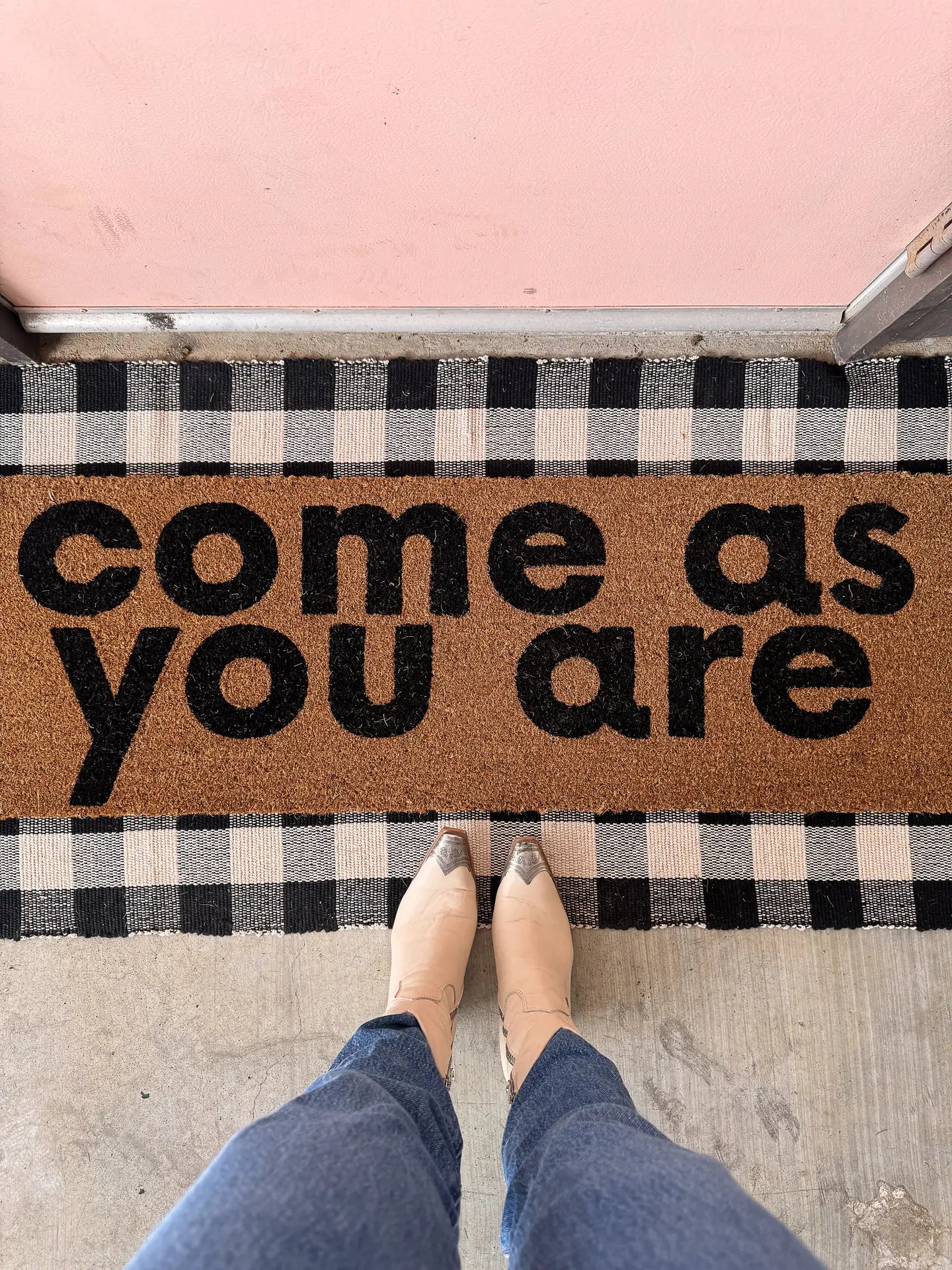 XL Scripture Burlap Doormats