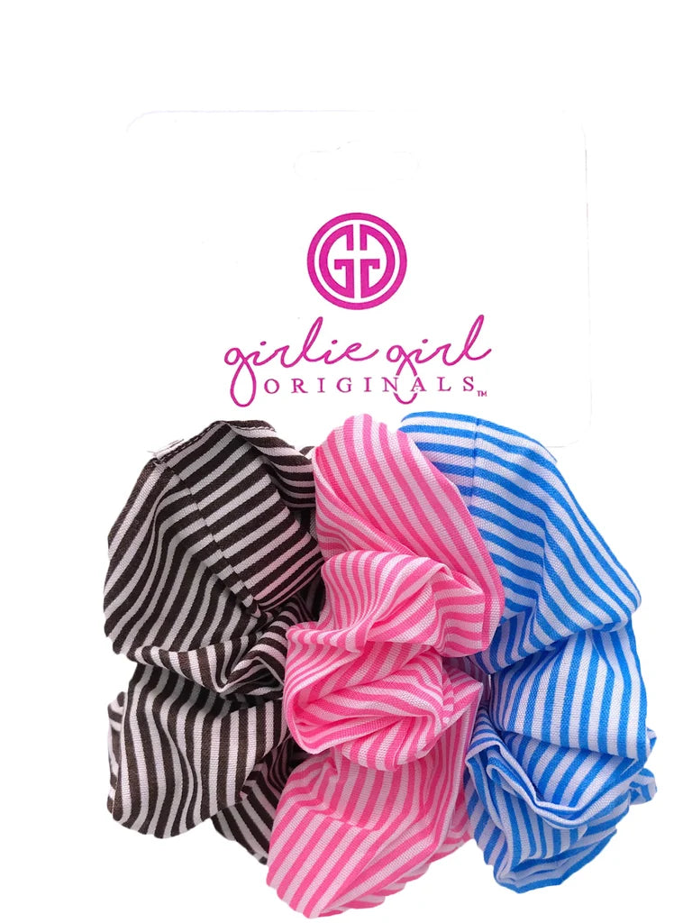 Girlie Girl Originals Assorted Stripe Scrunchies