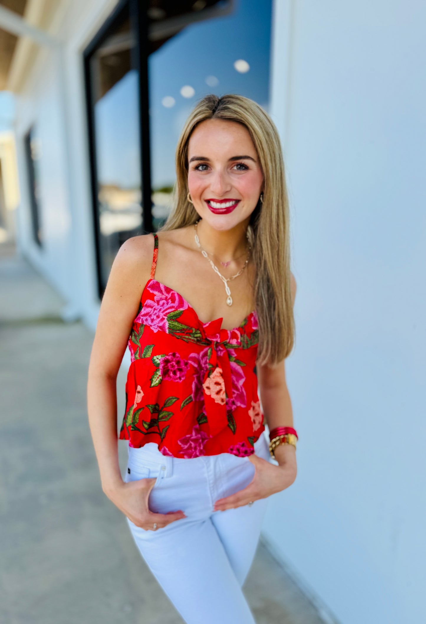 Tropical Flowy Top