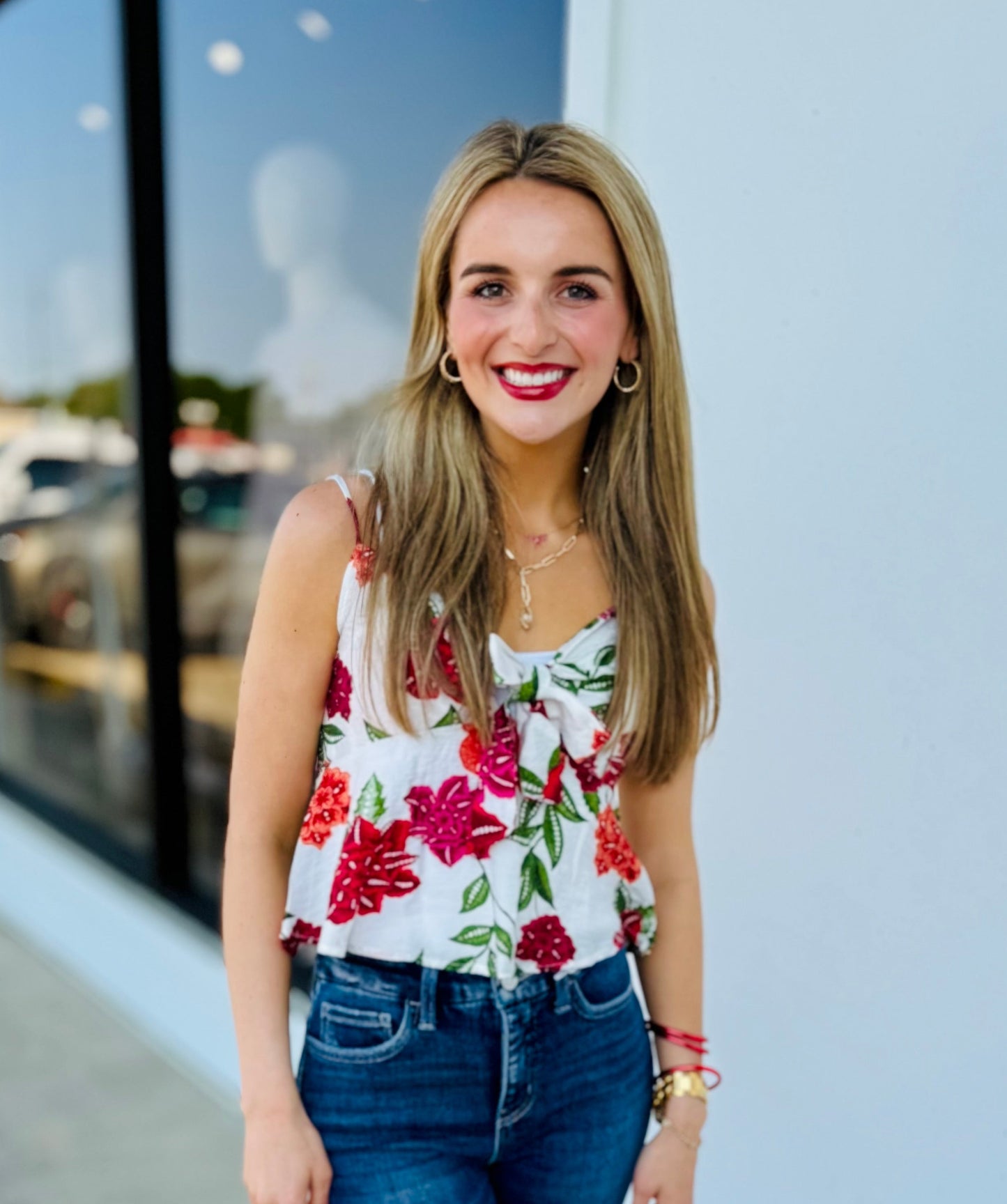 Tropical Flowy Top