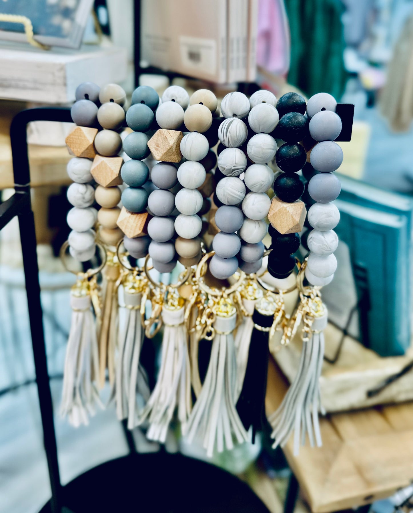 Plain Bracelet Rubber Keychain