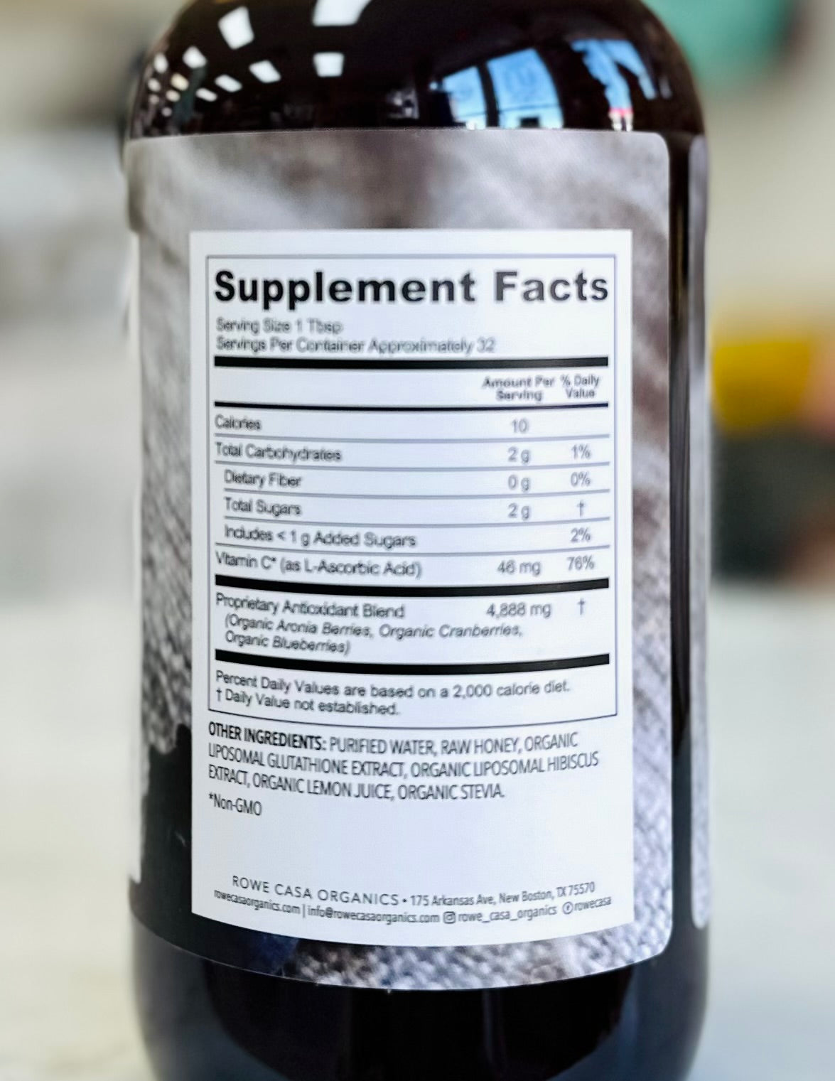 Rowe Casa Antioxidant Infusion 16oz
