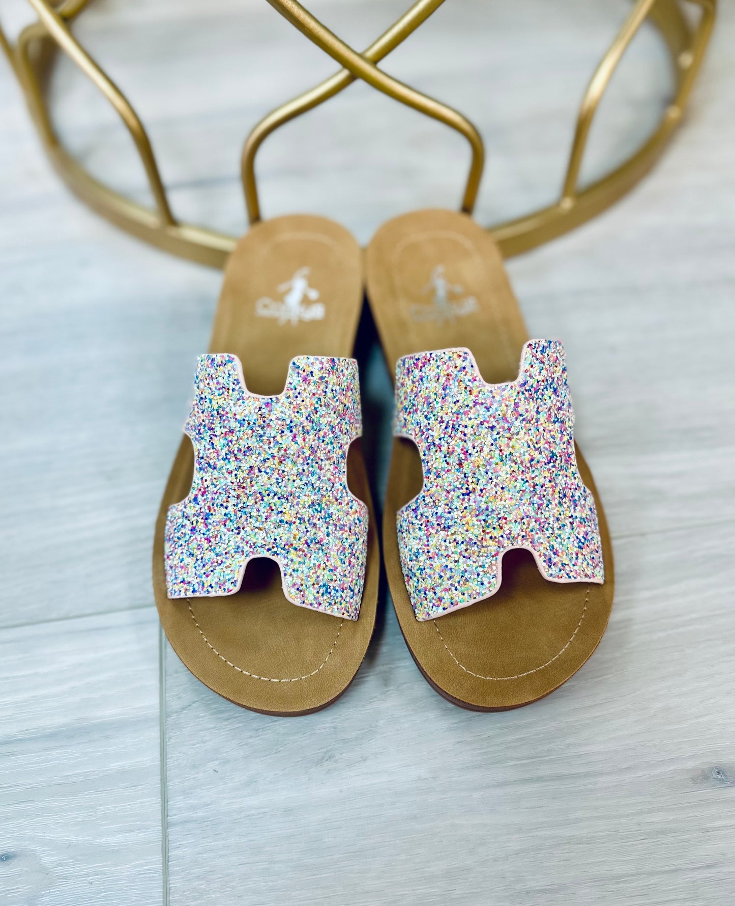 Kinley Glitter Sandal