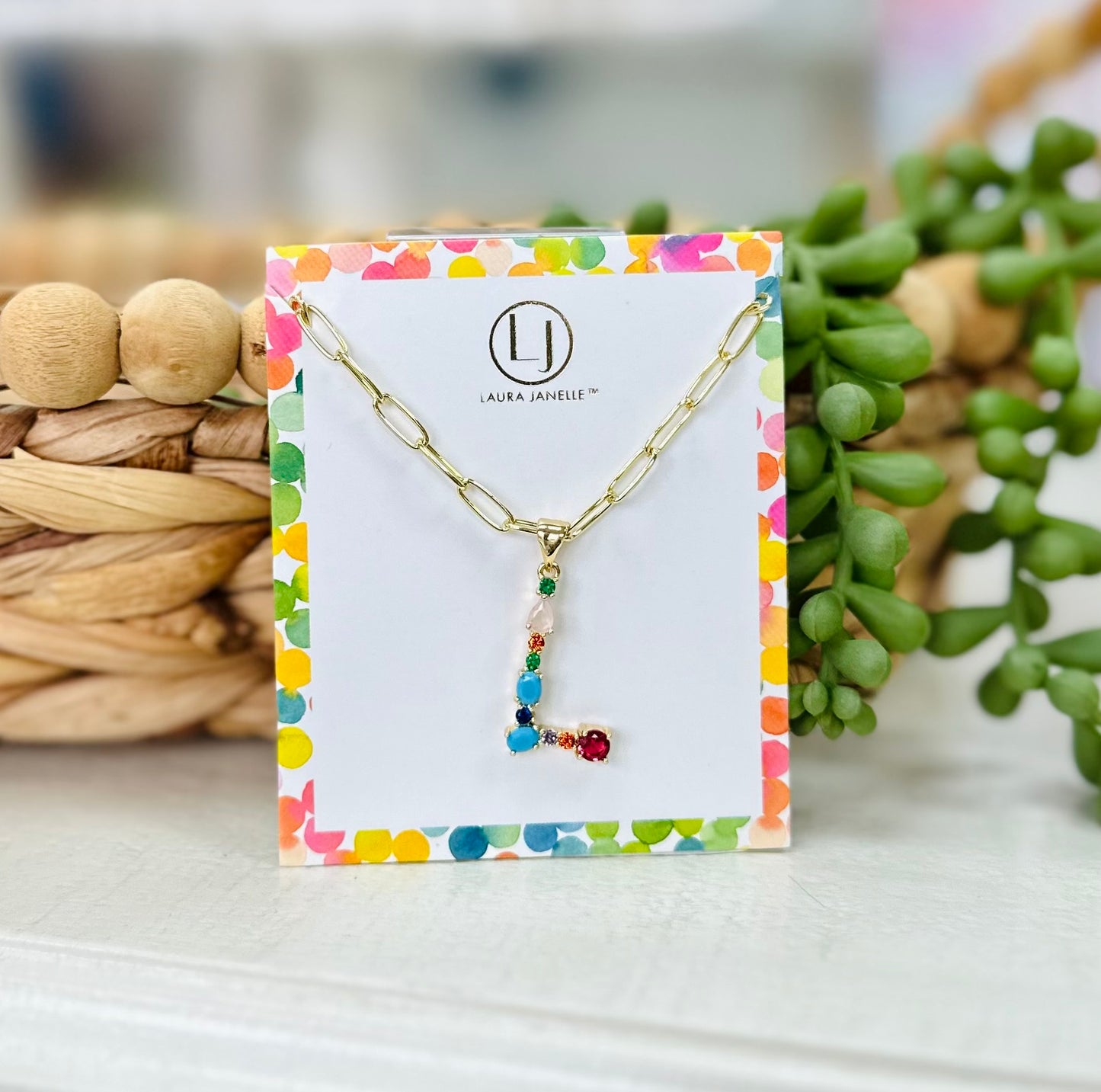 Laura Janelle Initial Necklace