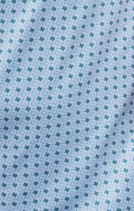 Burlebo- Performance Polo Texas Light Blue