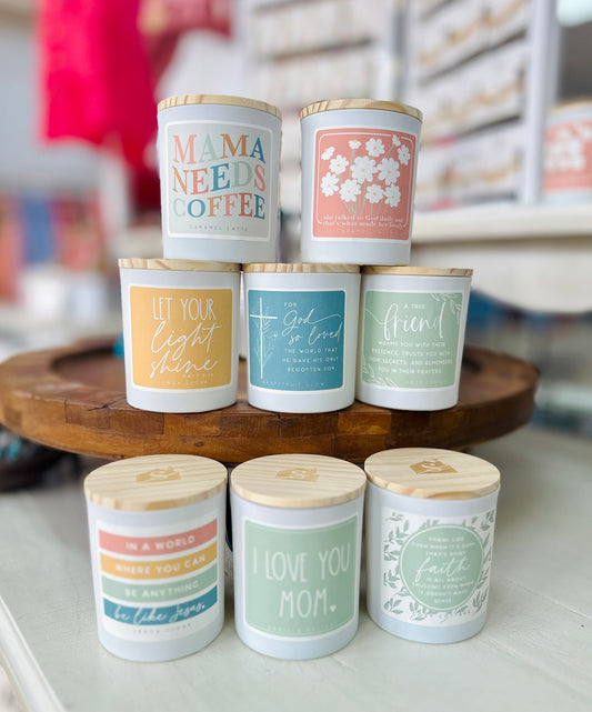 Inspirational Faith Based Candles