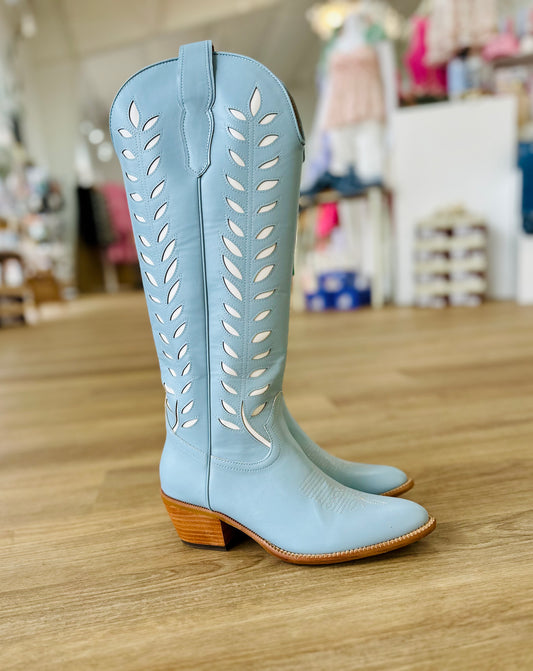 Lucia Blue Cowboy Boots