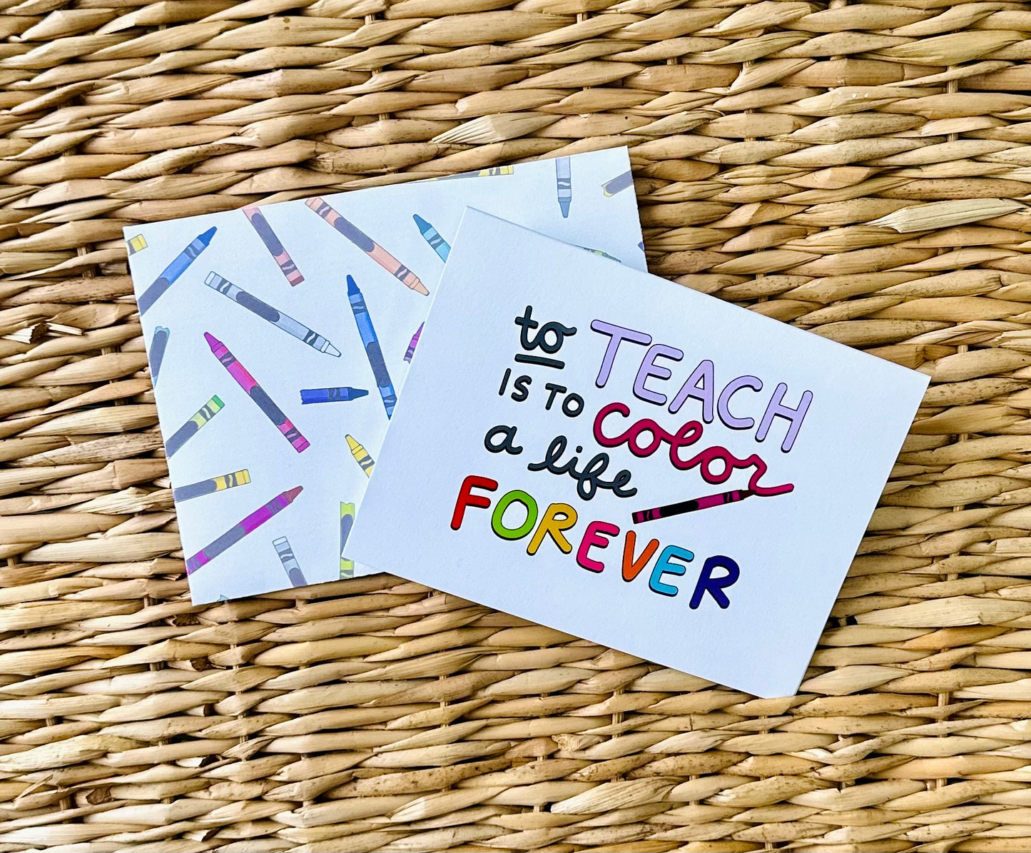 Teacher Appreciation Greeting Card
