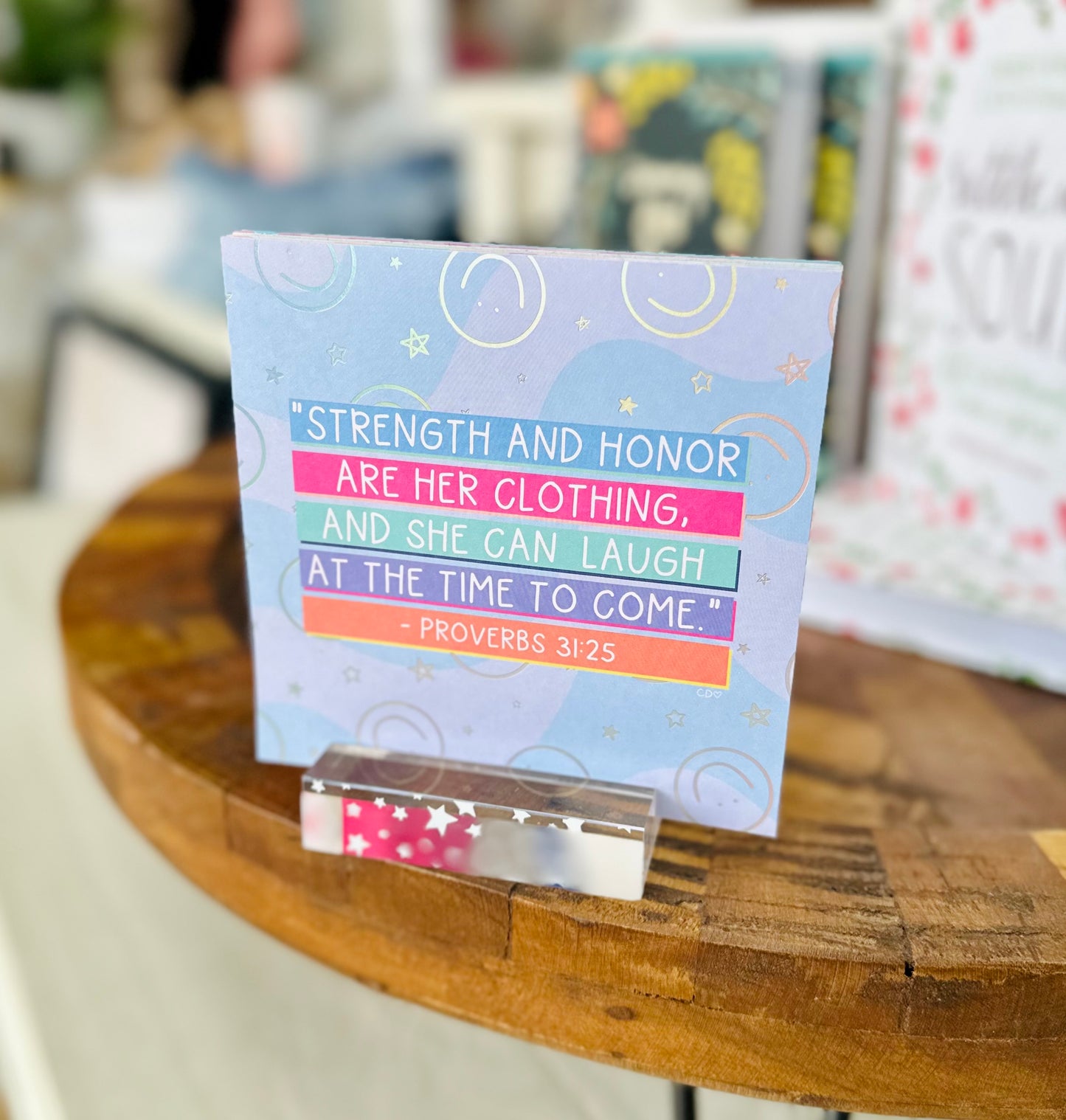 Bible Verse Block Card Set