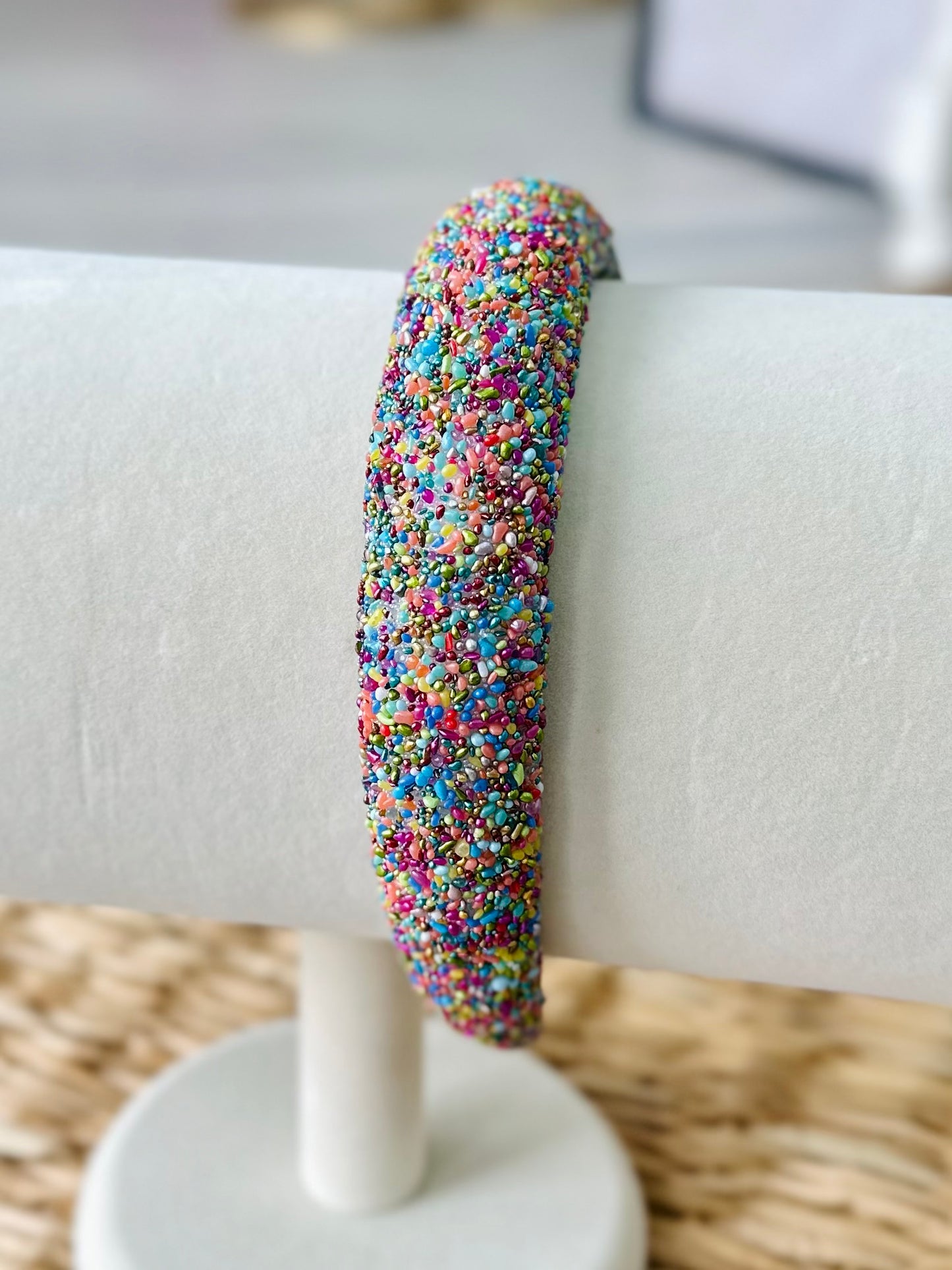 Rice Bead Sparkly Headbands