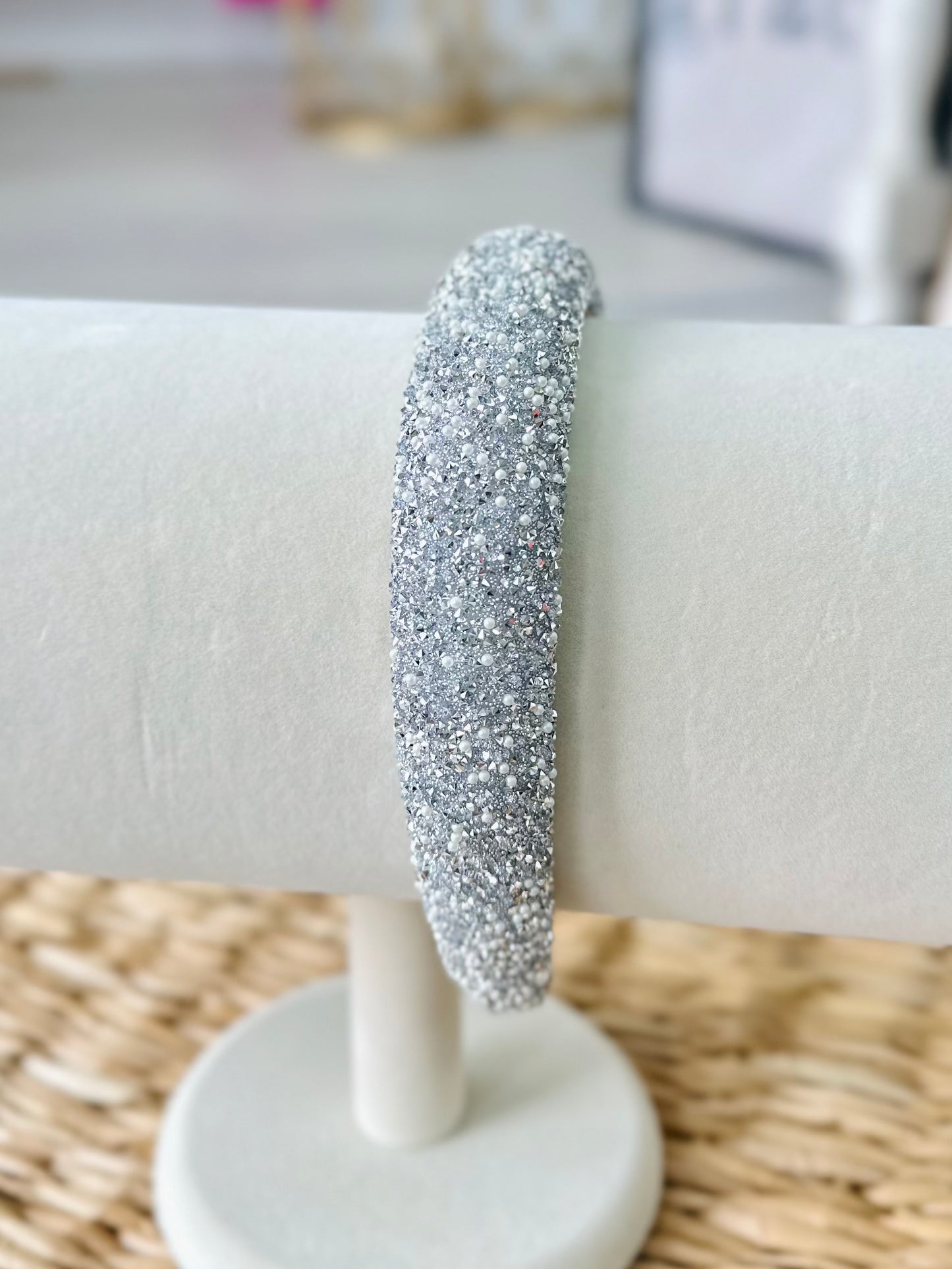 Rice Bead Sparkly Headbands