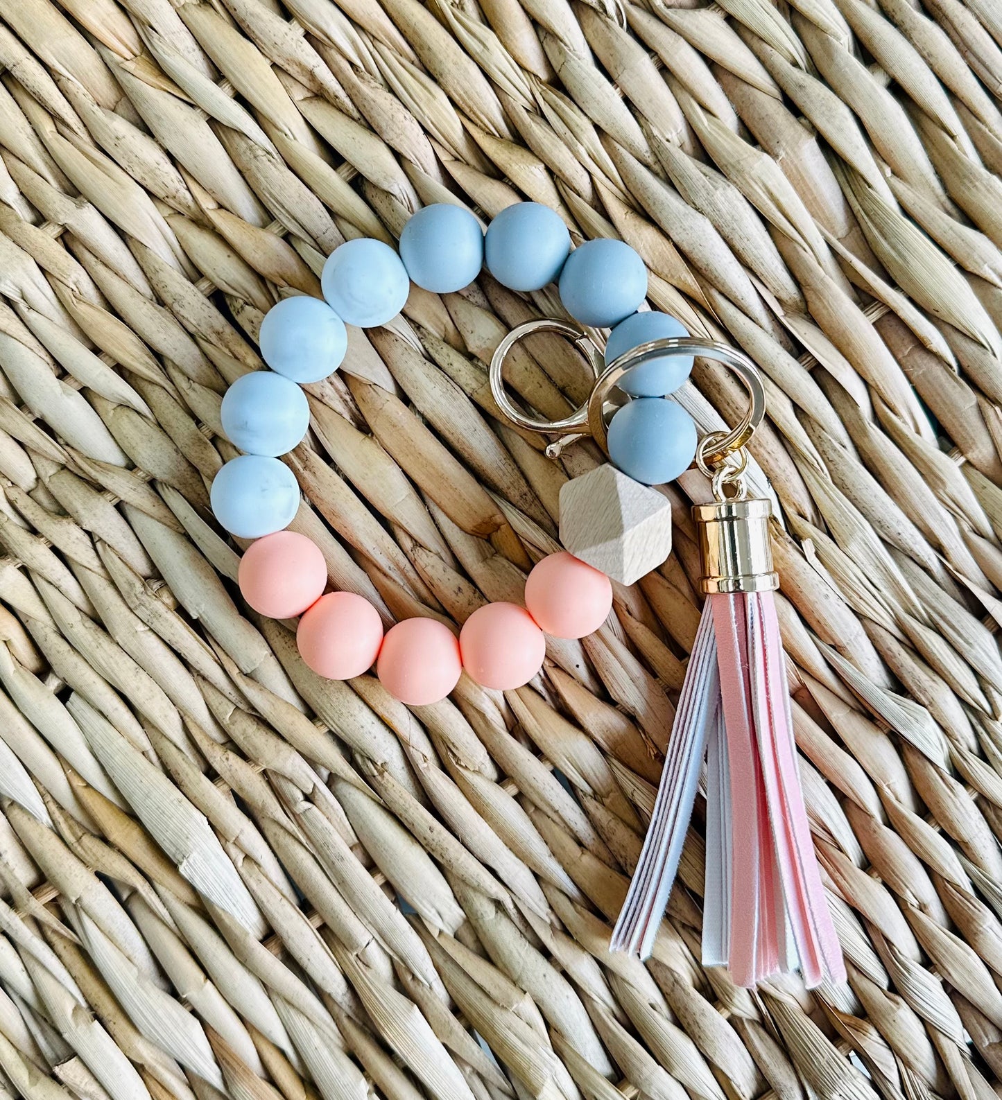 Plain Bracelet Rubber Keychain