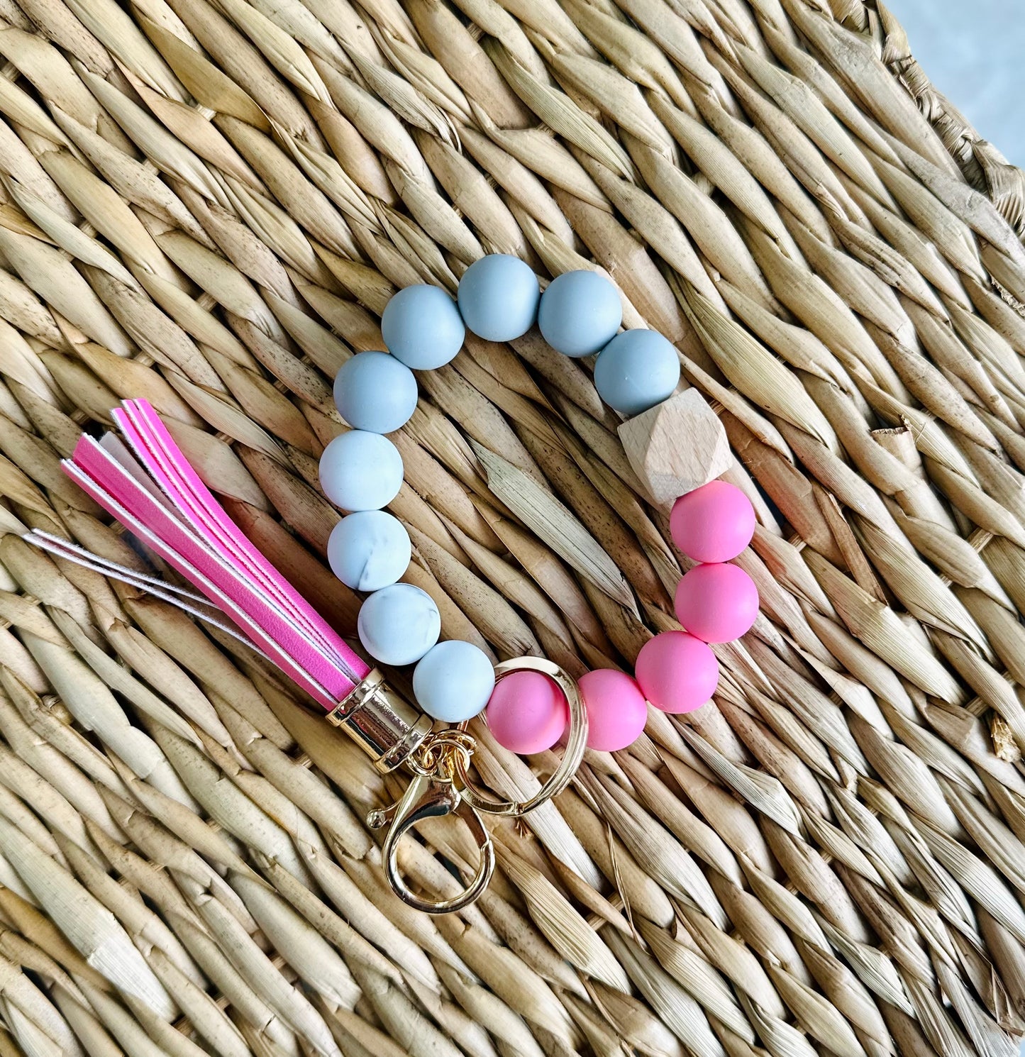 Plain Bracelet Rubber Keychain
