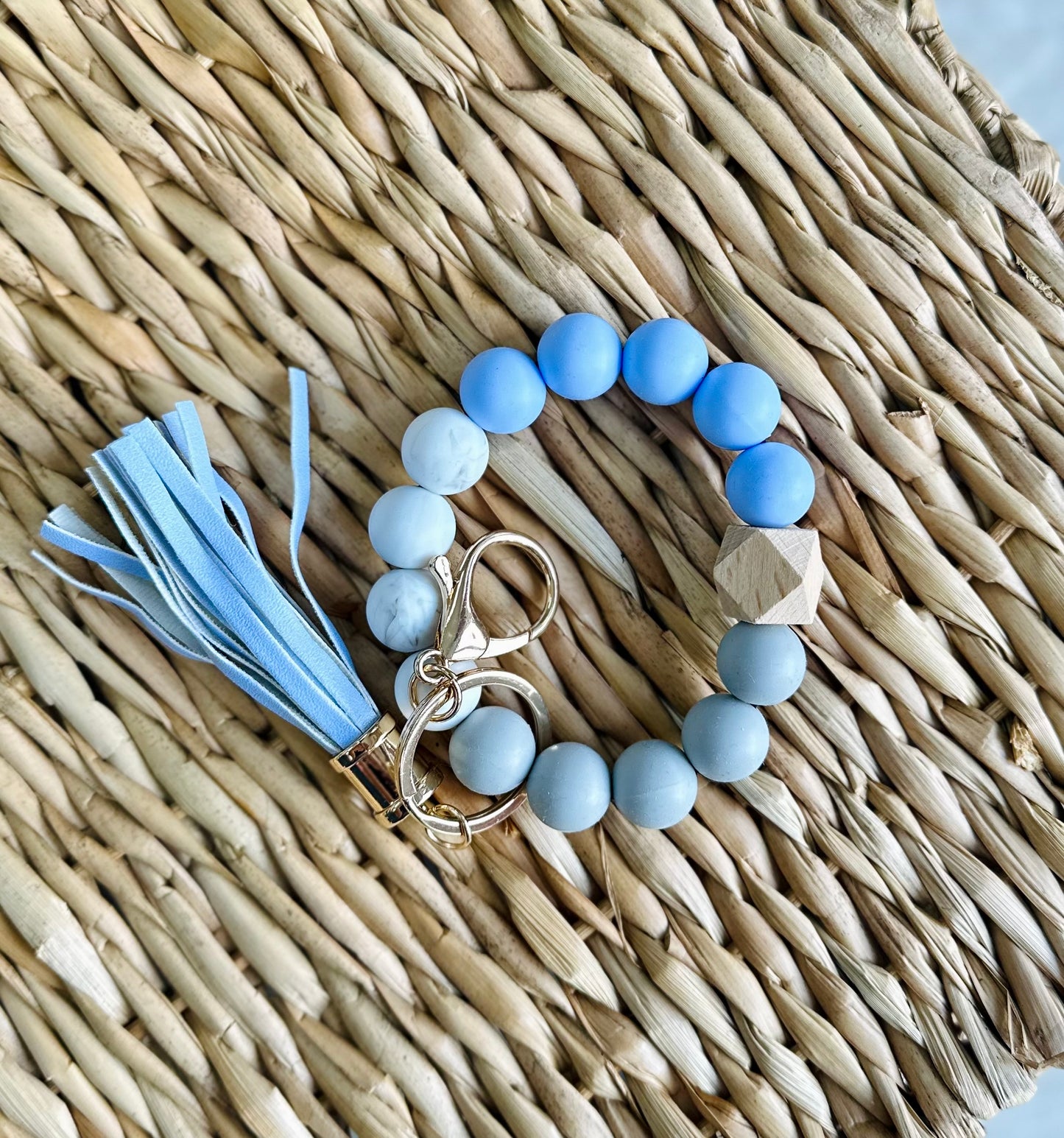 Plain Bracelet Rubber Keychain