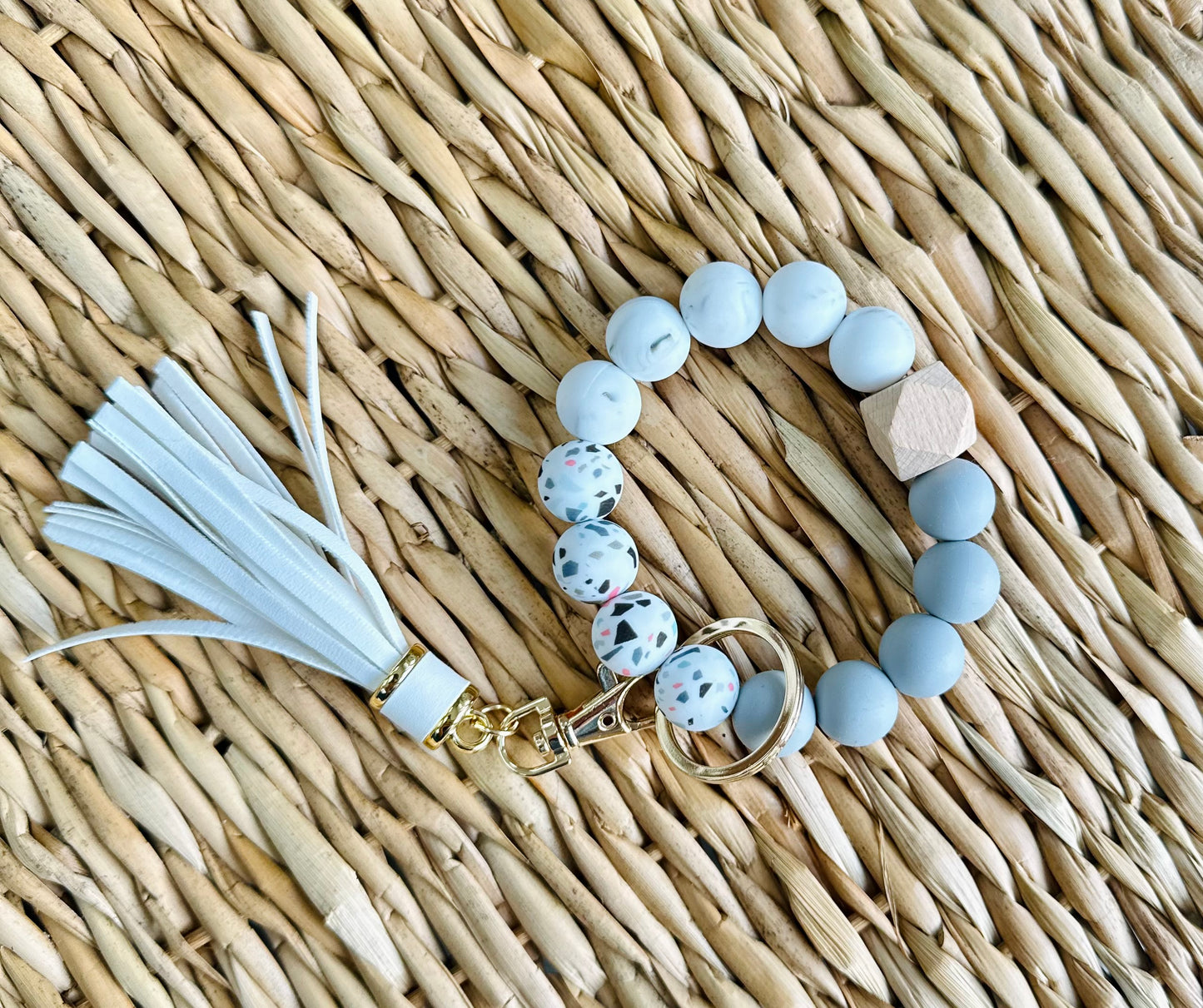 Plain Bracelet Rubber Keychain