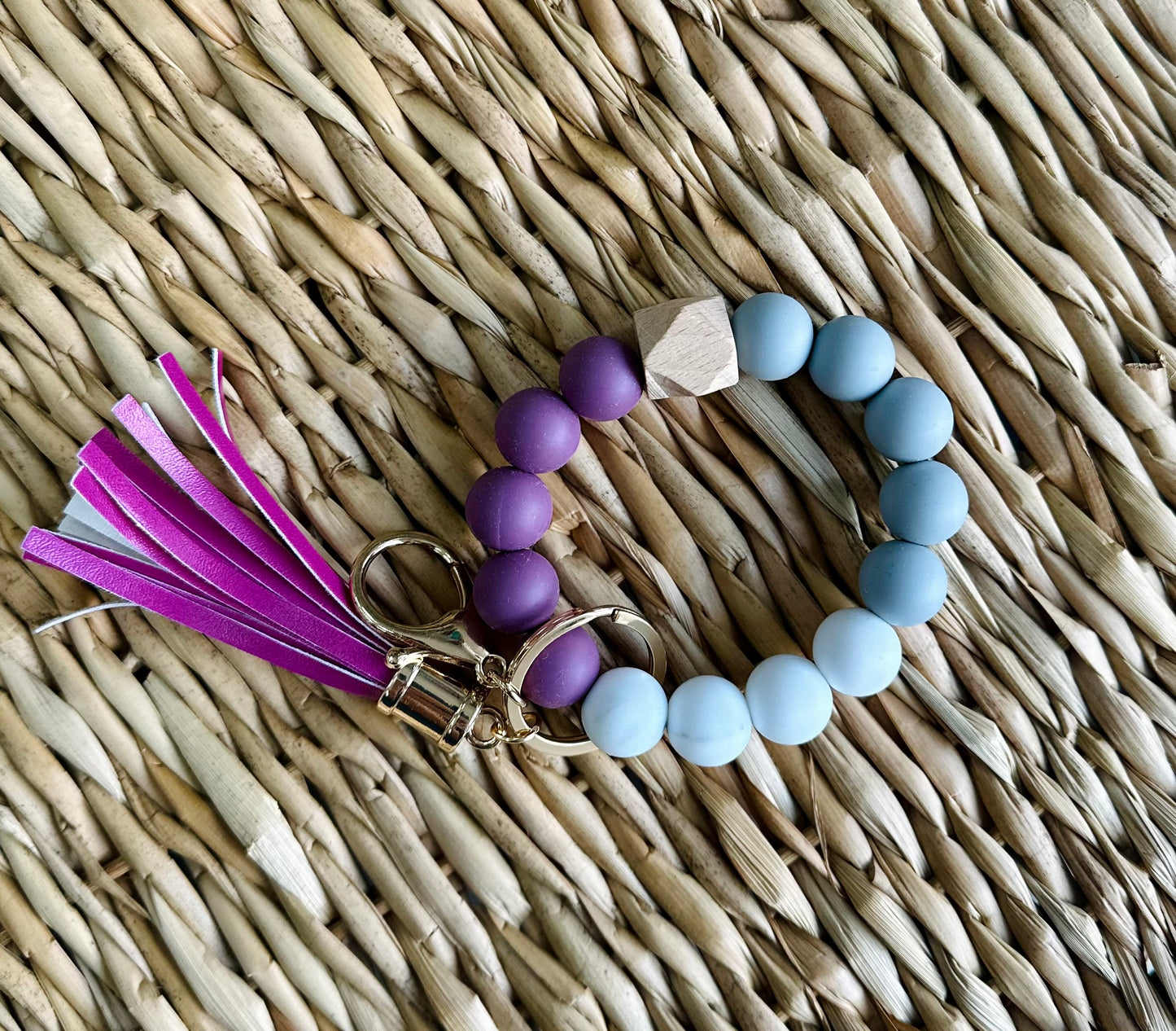 Plain Bracelet Rubber Keychain