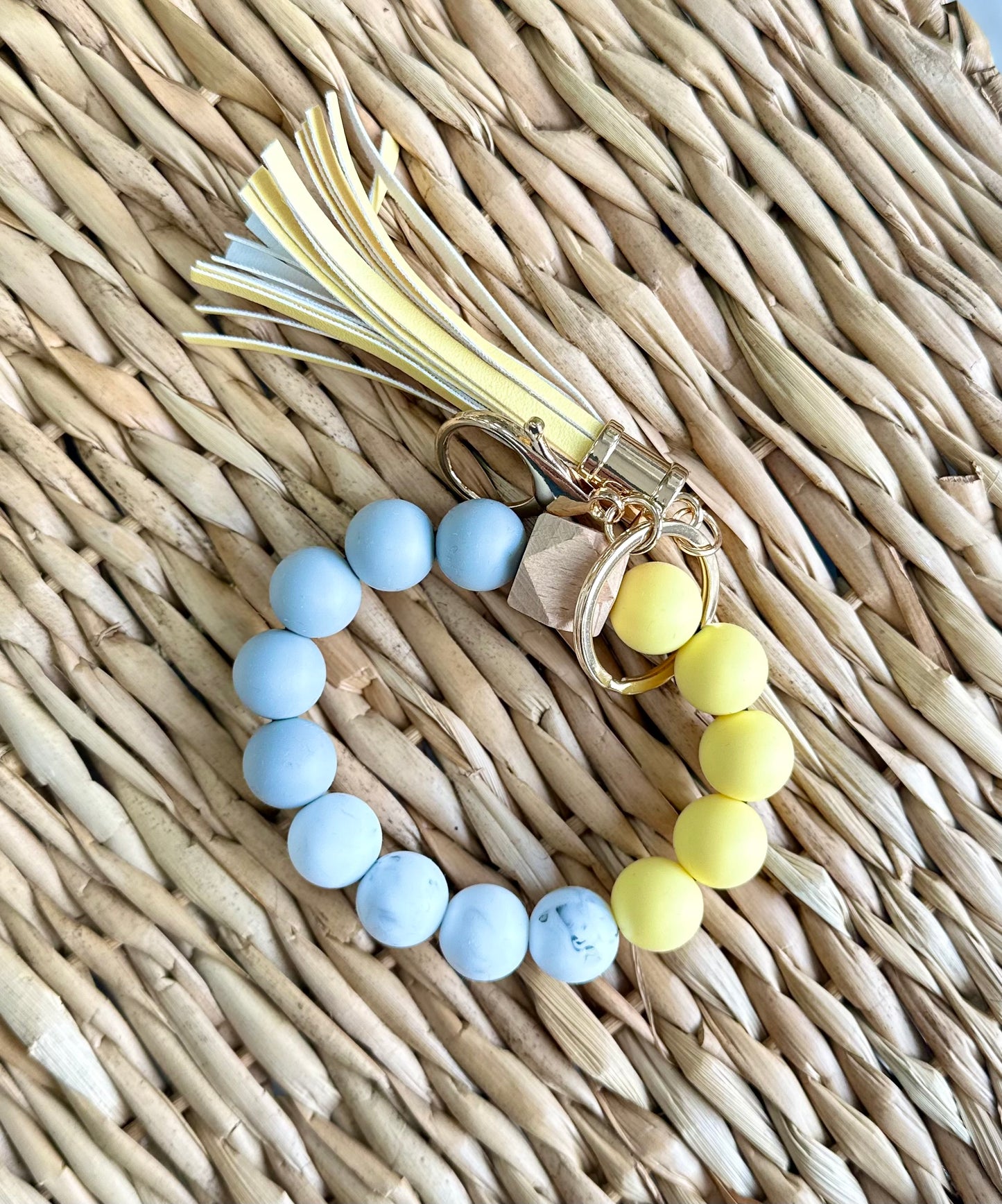 Plain Bracelet Rubber Keychain