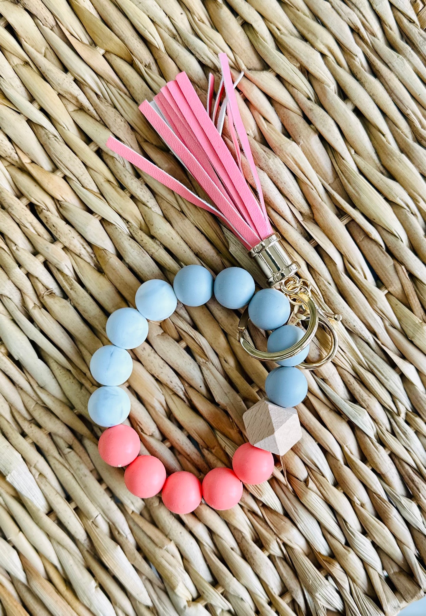 Plain Bracelet Rubber Keychain