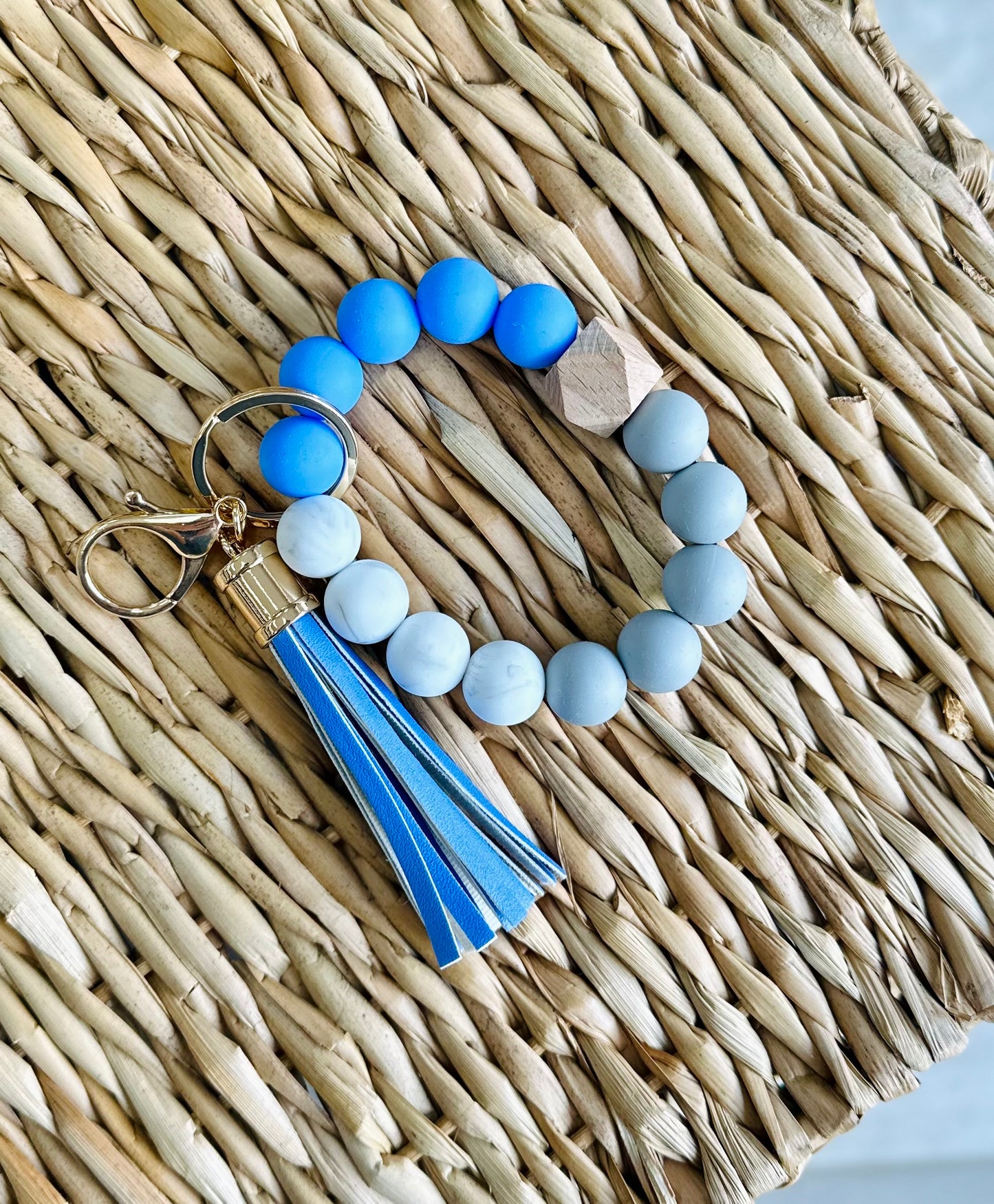 Plain Bracelet Rubber Keychain