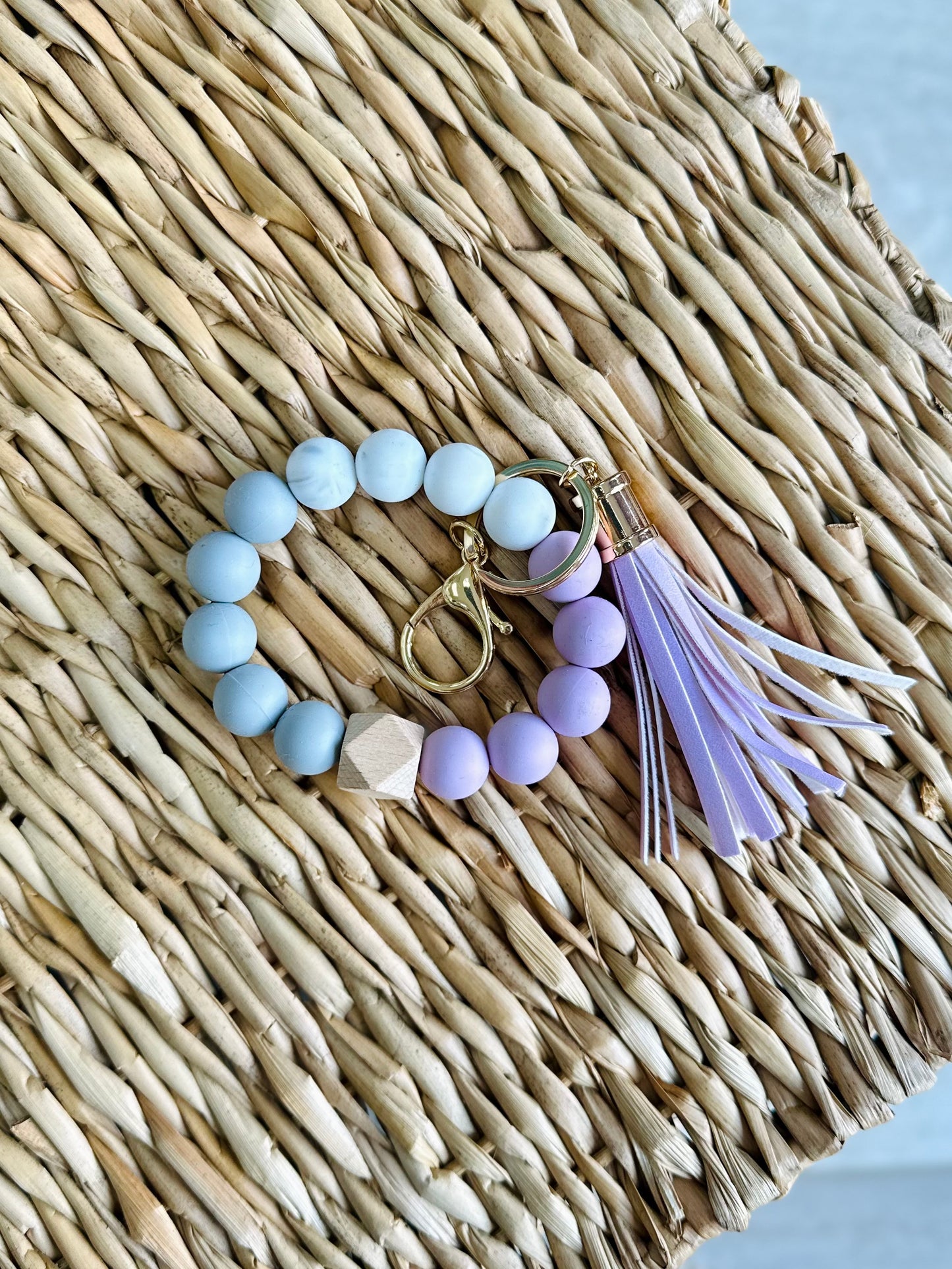 Plain Bracelet Rubber Keychain