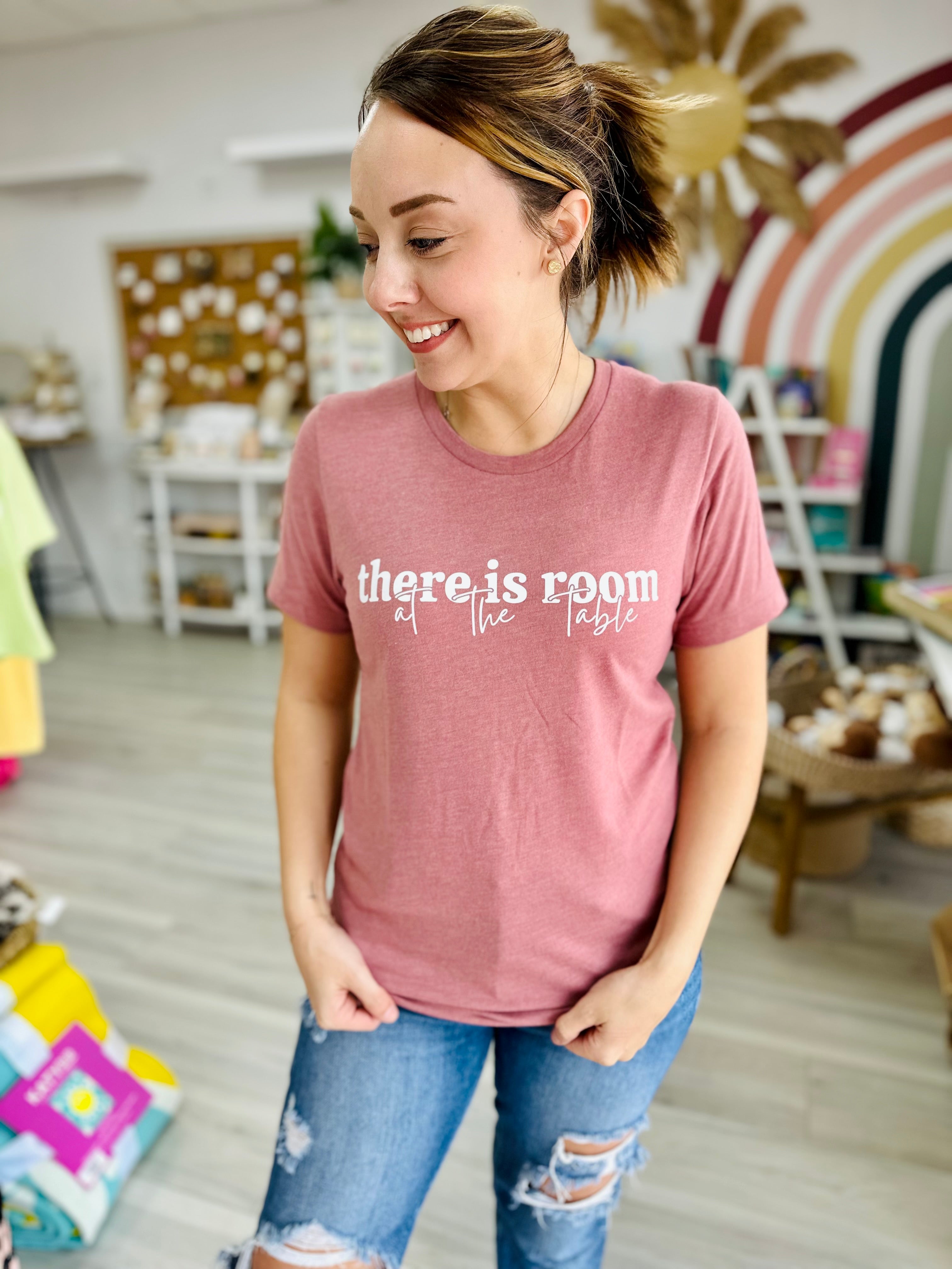 There is room at the Table Tee Saving Grace Christian Boutique