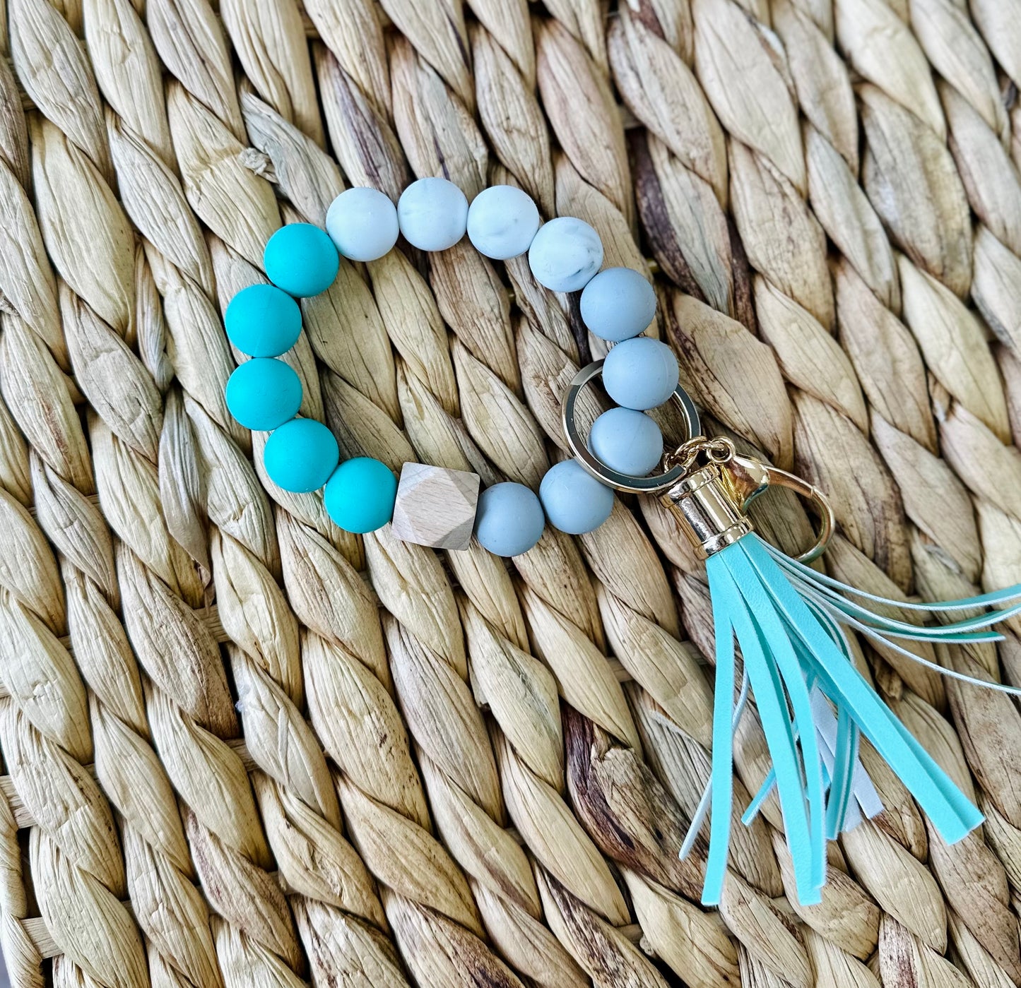 Plain Bracelet Rubber Keychain