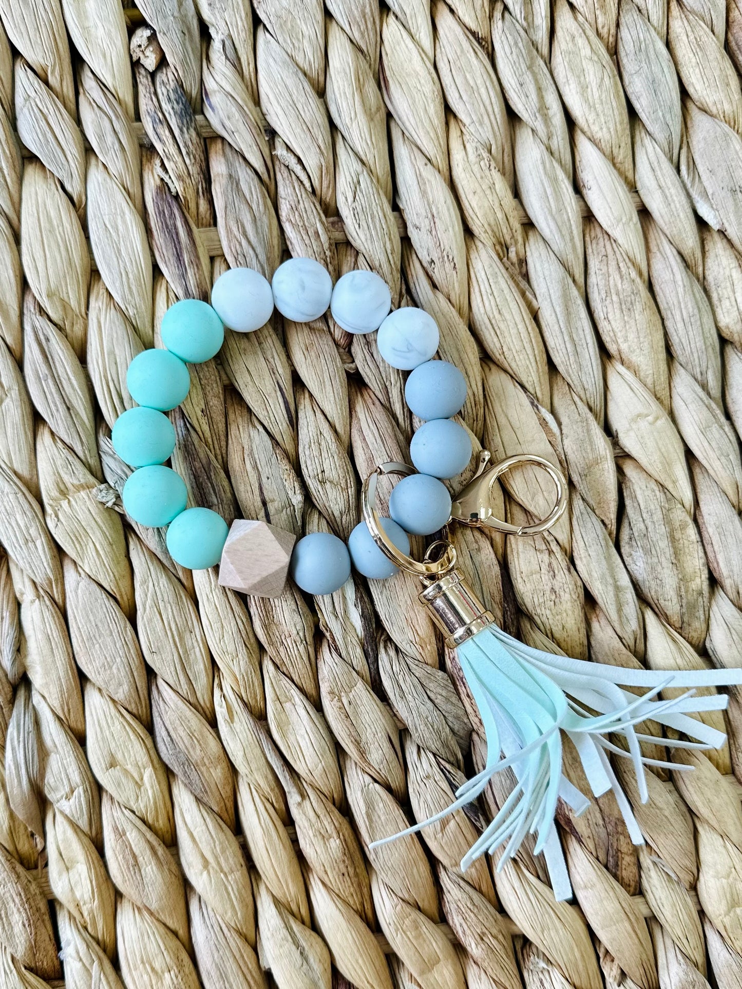 Plain Bracelet Rubber Keychain