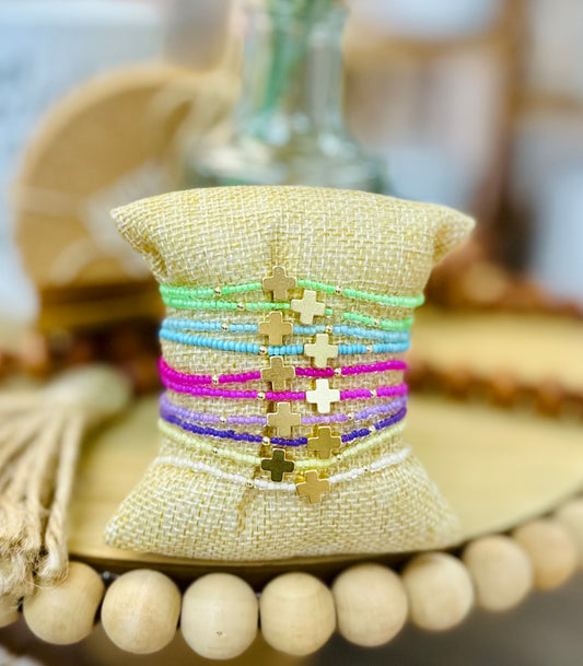 Chloe Beth Cross Bracelet