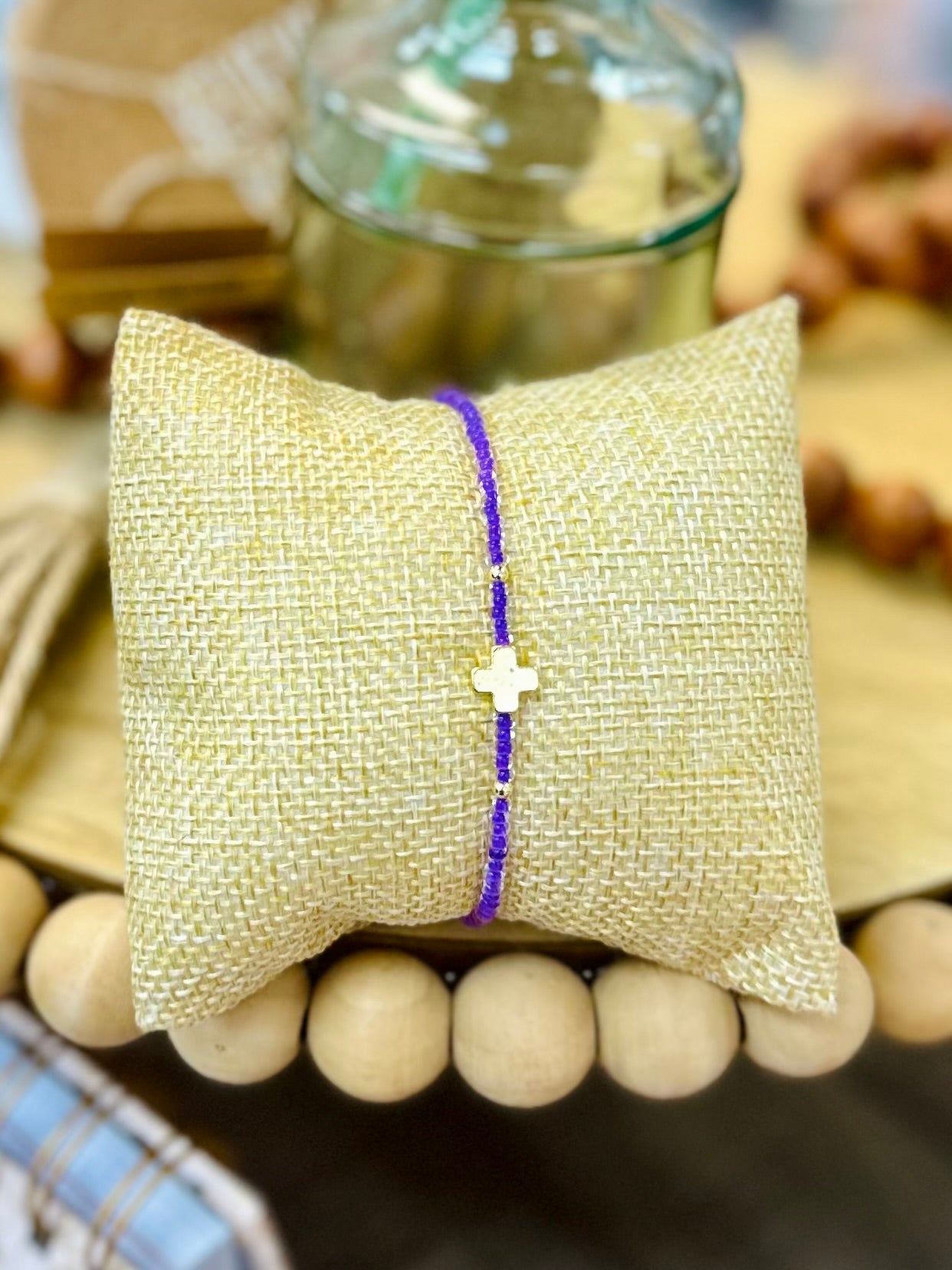 Chloe Beth Cross Bracelet