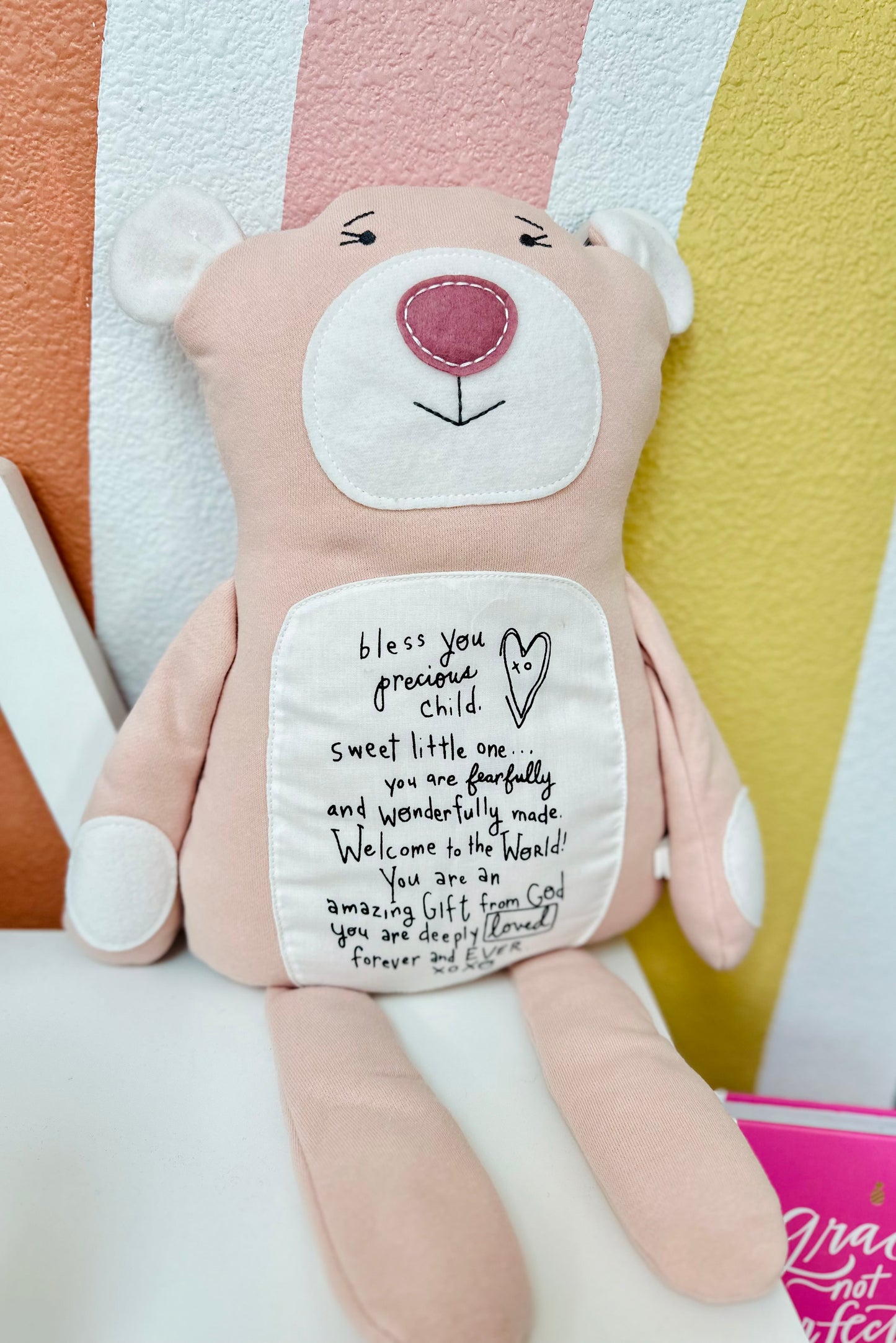 Poetic Threads Stuffed Bear