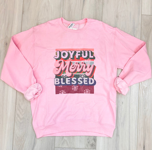 Joyful Merry Blessed Sweatshirt