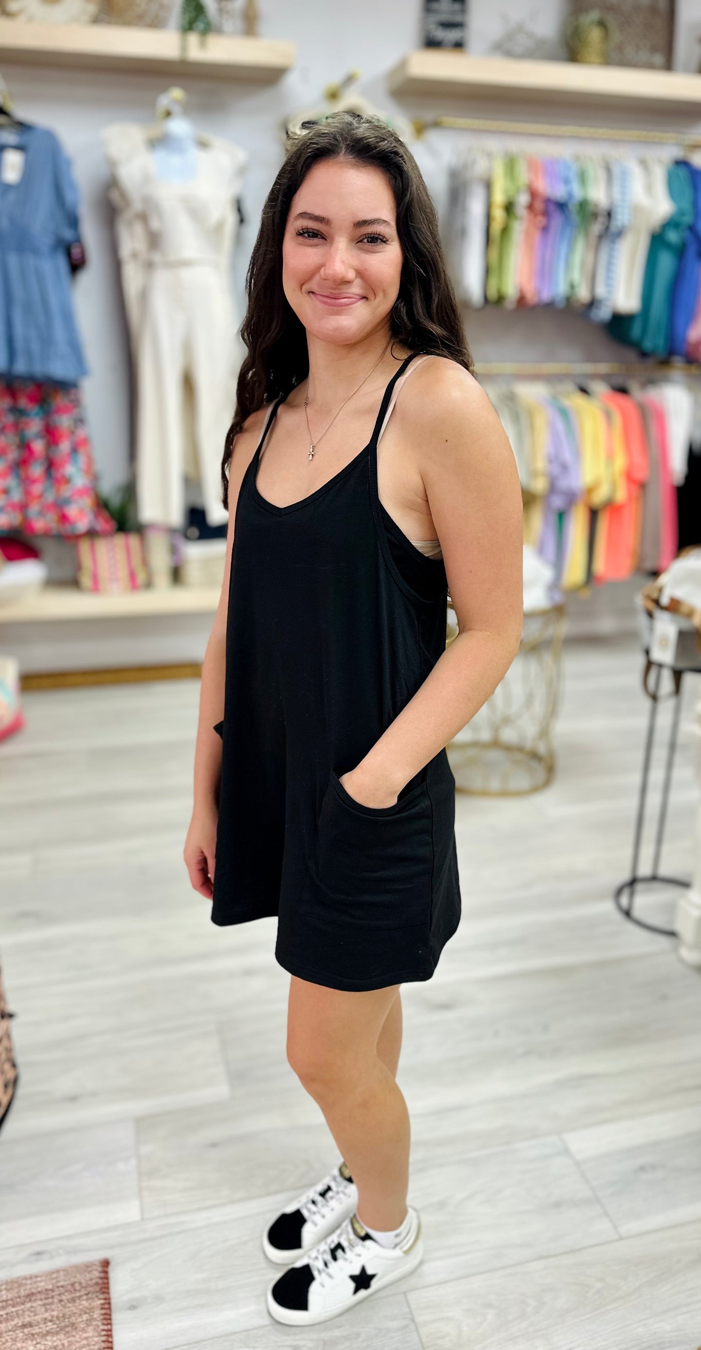 Racerback Tennis Mini Dress and Short Set