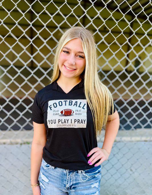 YPIP Football Patch V-neck