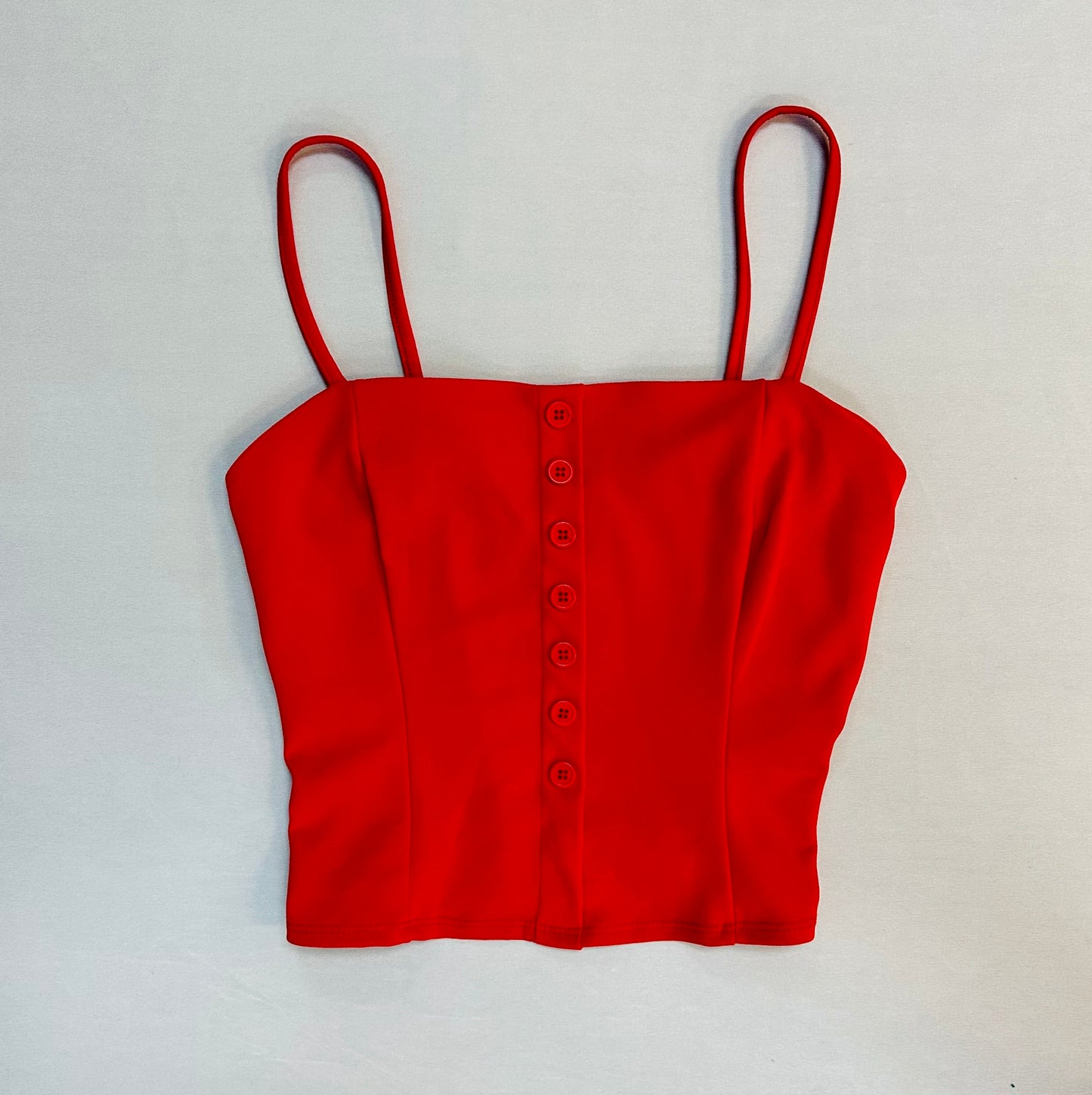Red Spaghetti Strap Top
