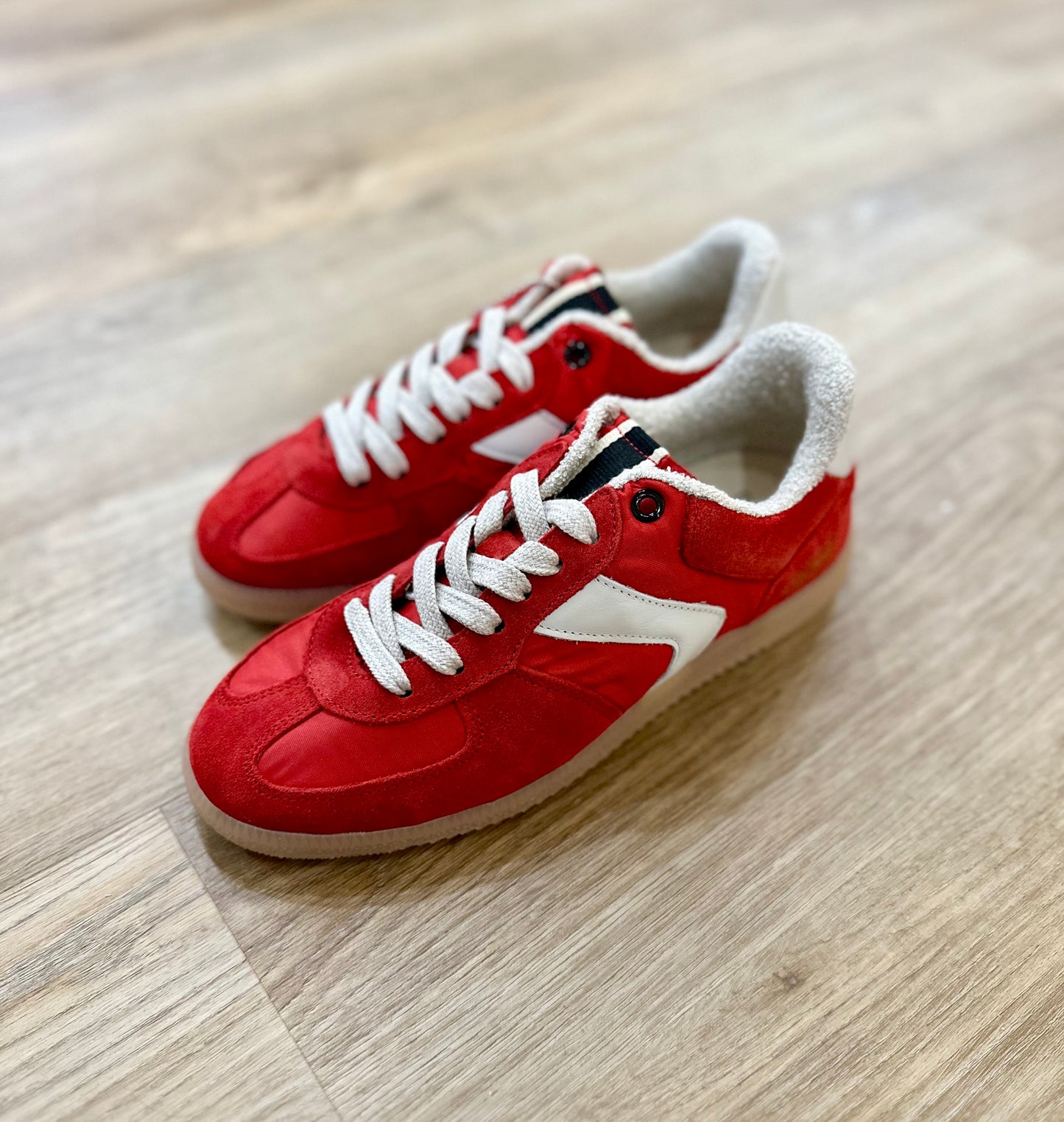 Red Suede Sneaker