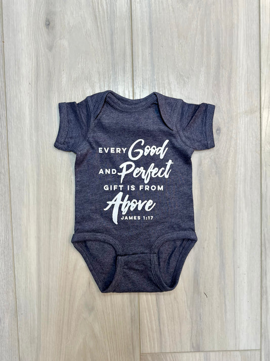 Every Good and Perfect Gift is From Above Onesie