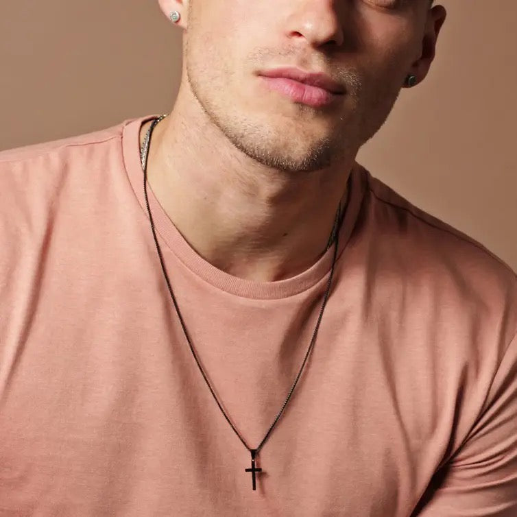 Black Cross Necklace