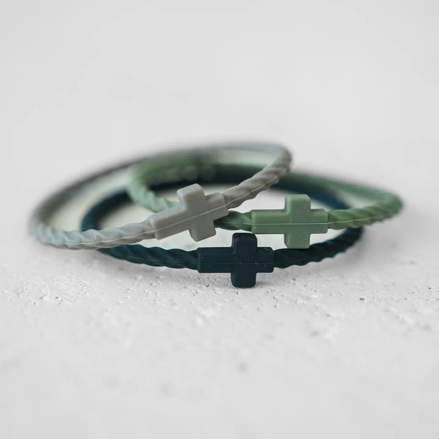 Infinity Silicone Cross Bracelets