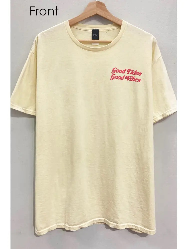 Good Tides Good Vibes Tee